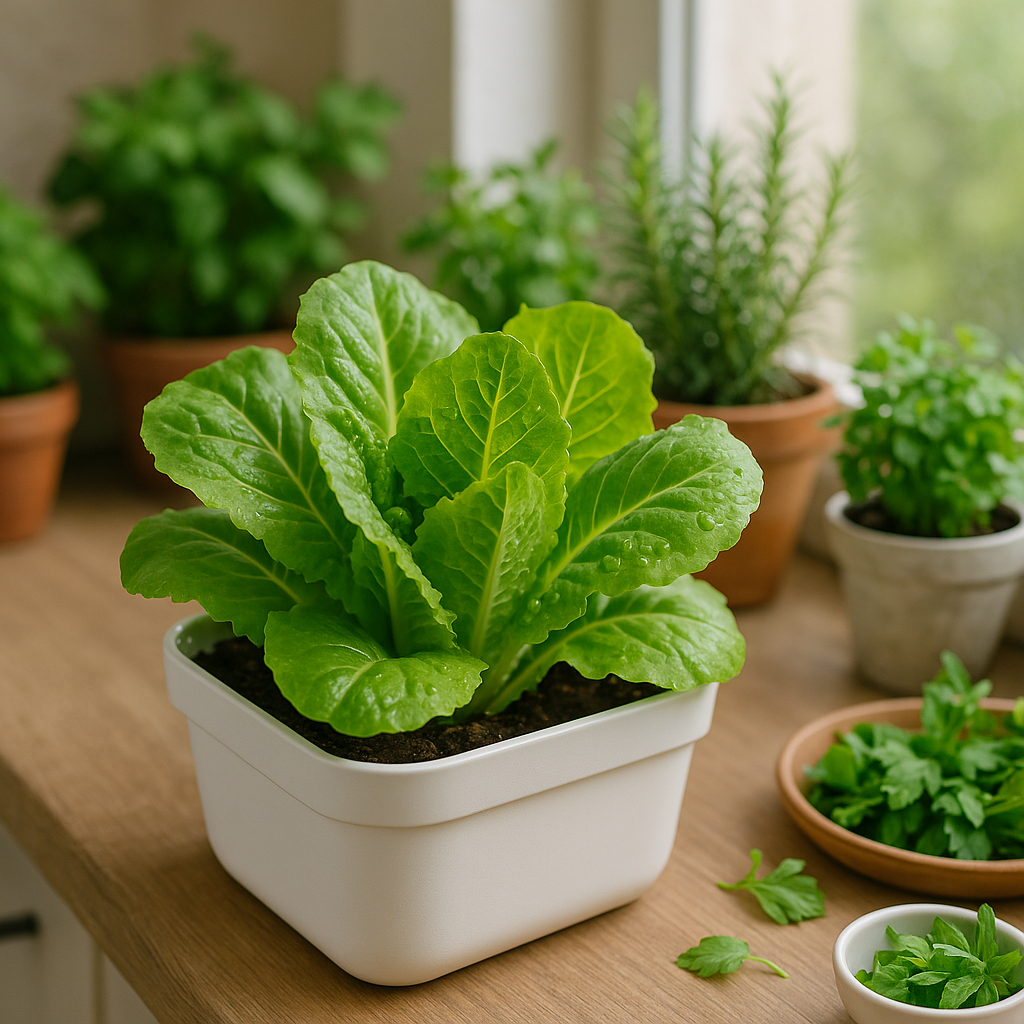 Best Practices for Growing Lettuce in Self-Watering Containers