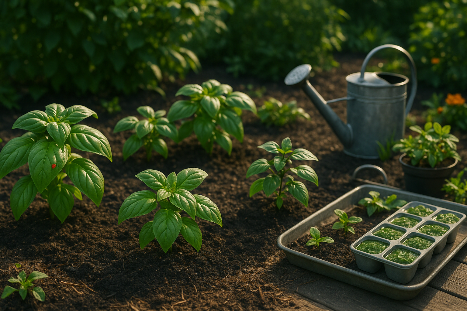 Caring for Basil Seedlings and Plants