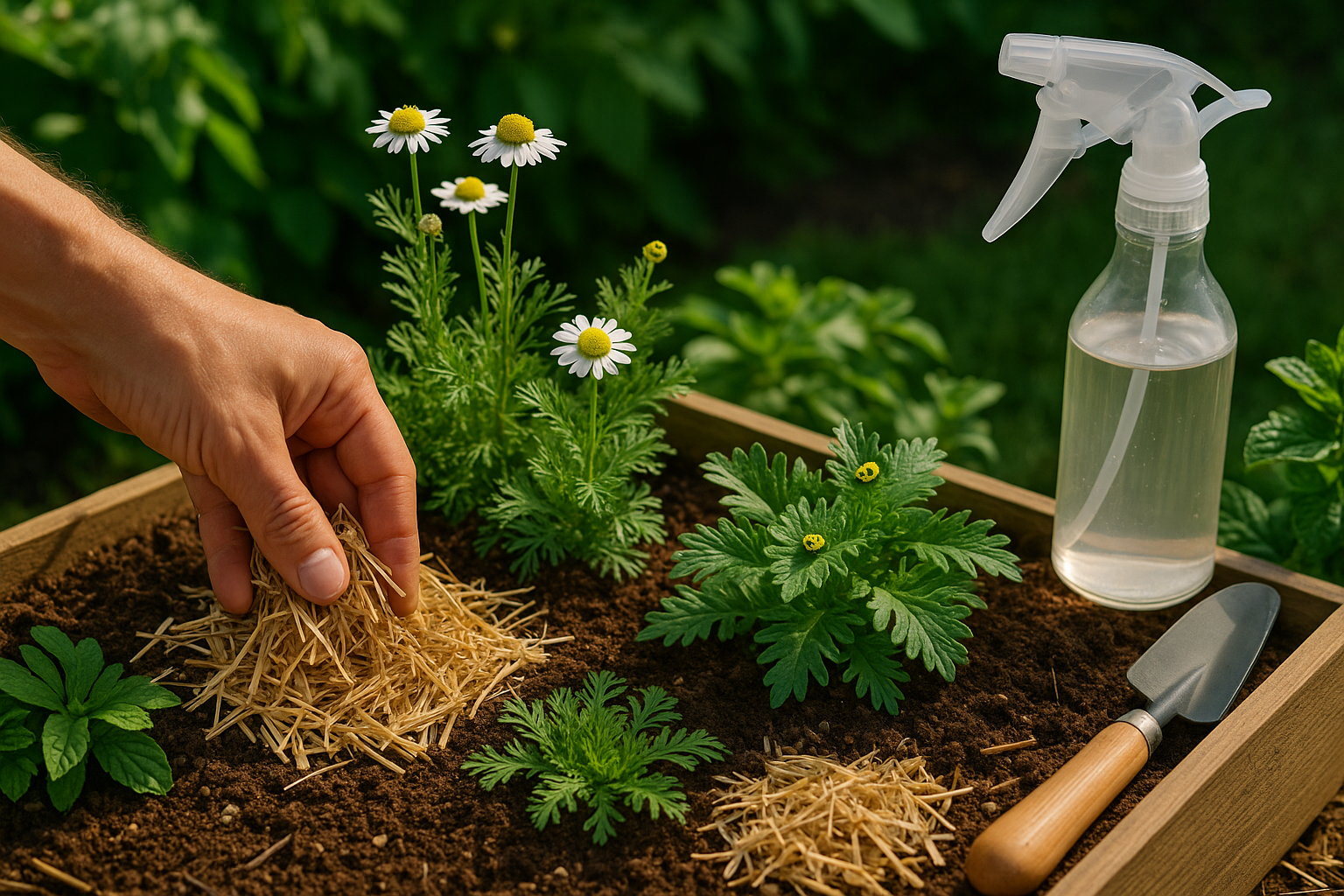 Caring for Chamomile in Raised Beds