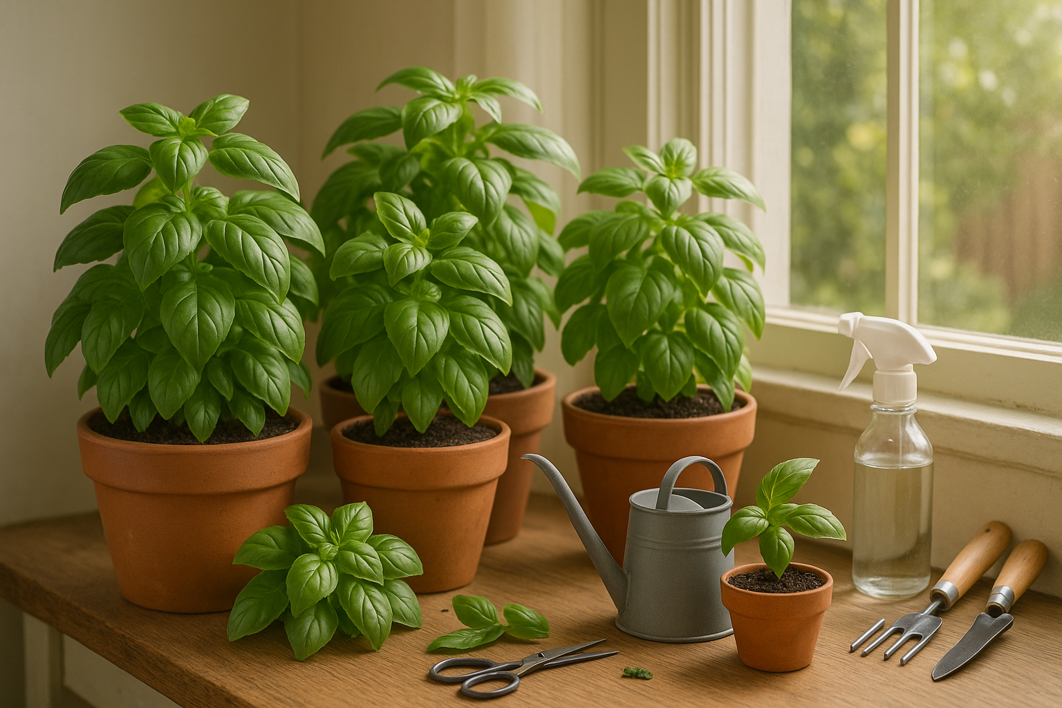 Caring for New Basil Plants in Pots