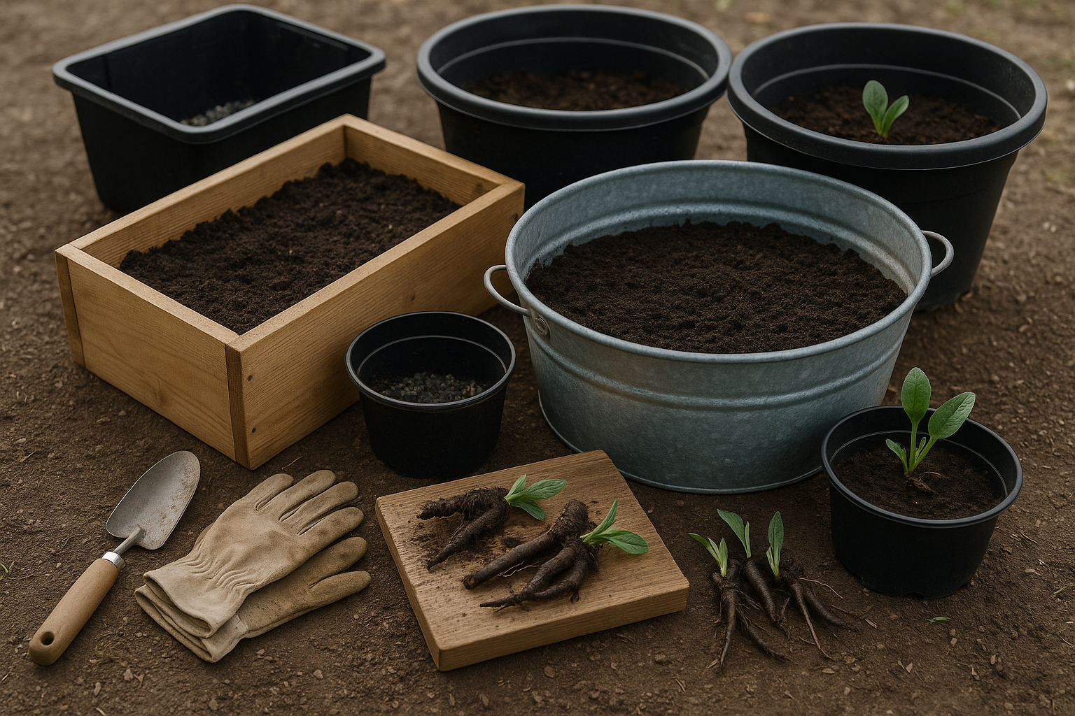 Choosing the Right Raised Bed or Pot for Comfrey