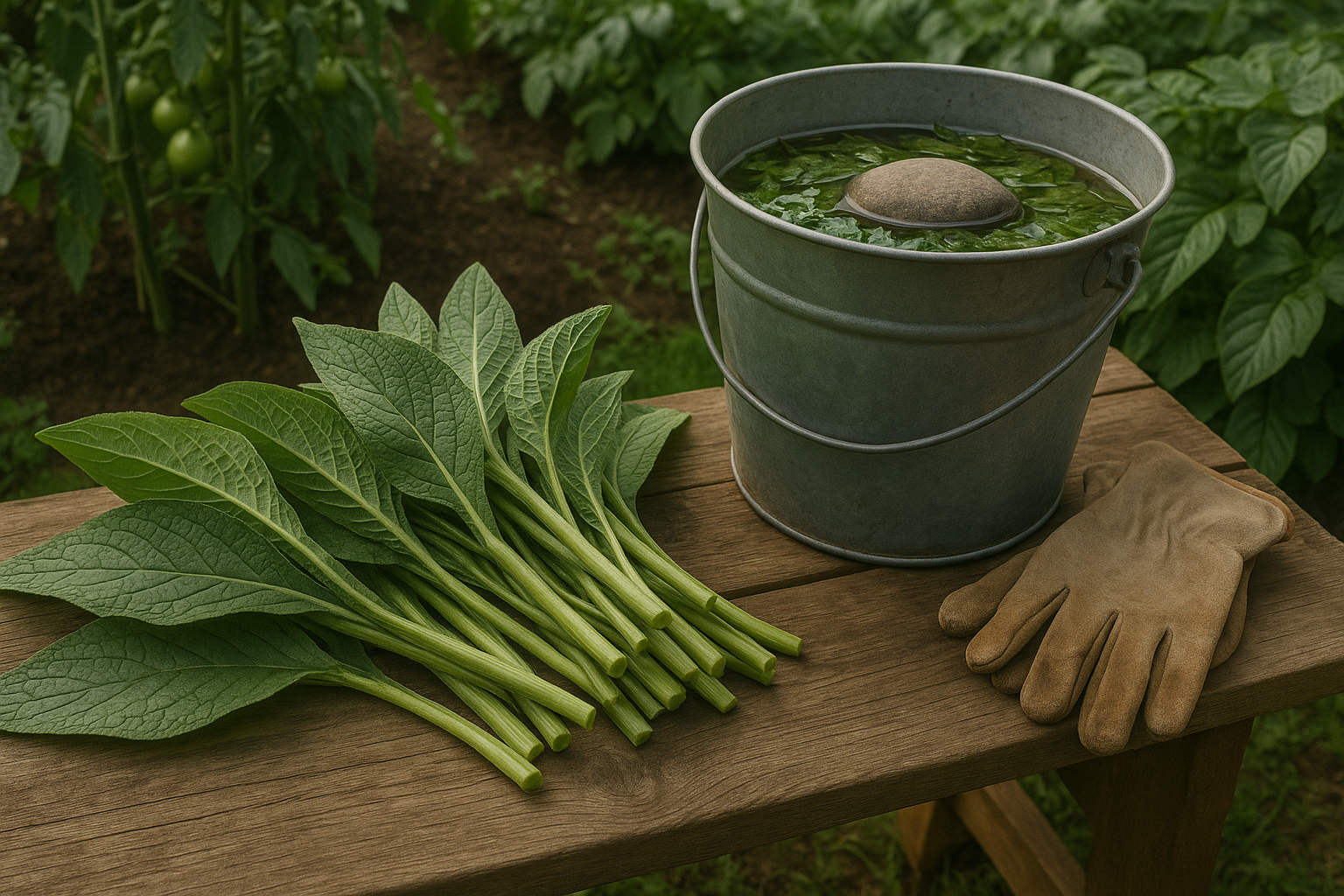 Comfrey in the Garden
