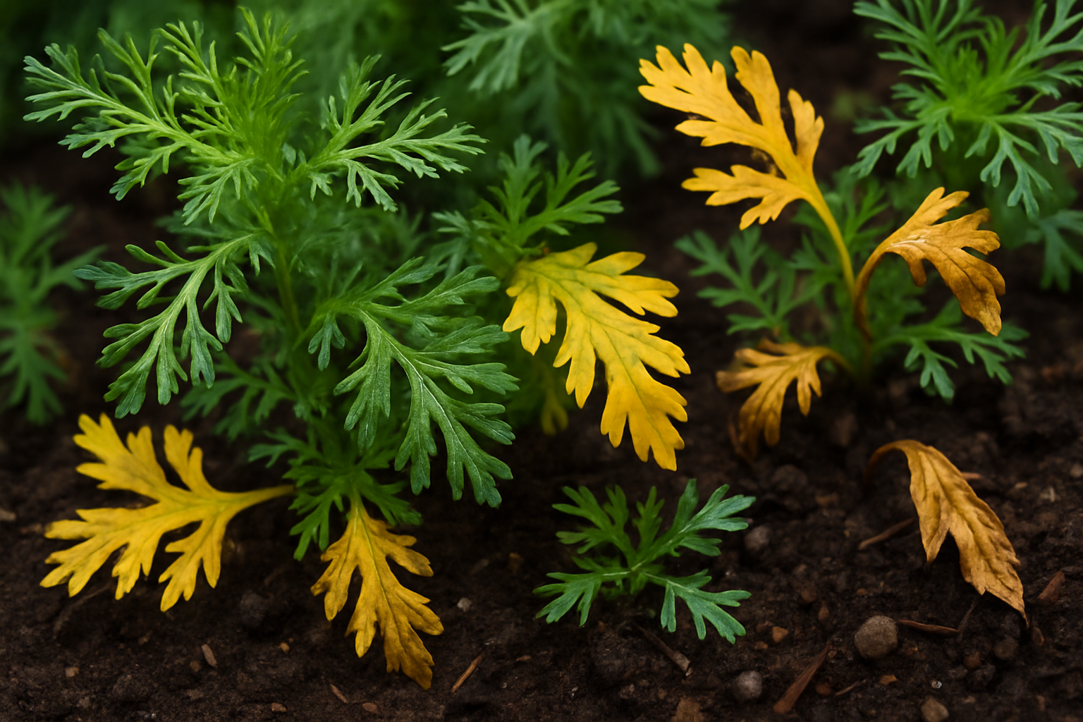 Common Causes of Yellow Leaves in Chamomile