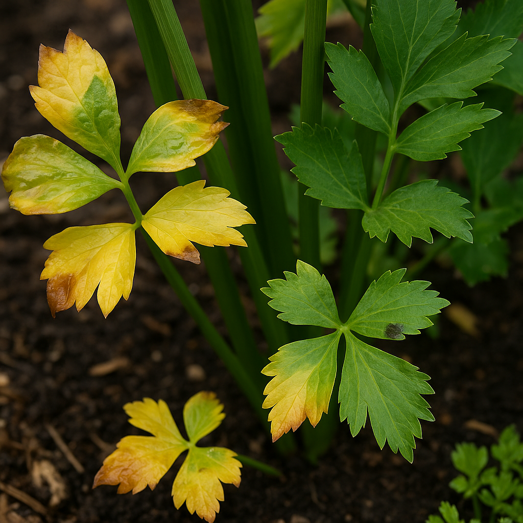 Common Causes of Yellow Lovage Leaves