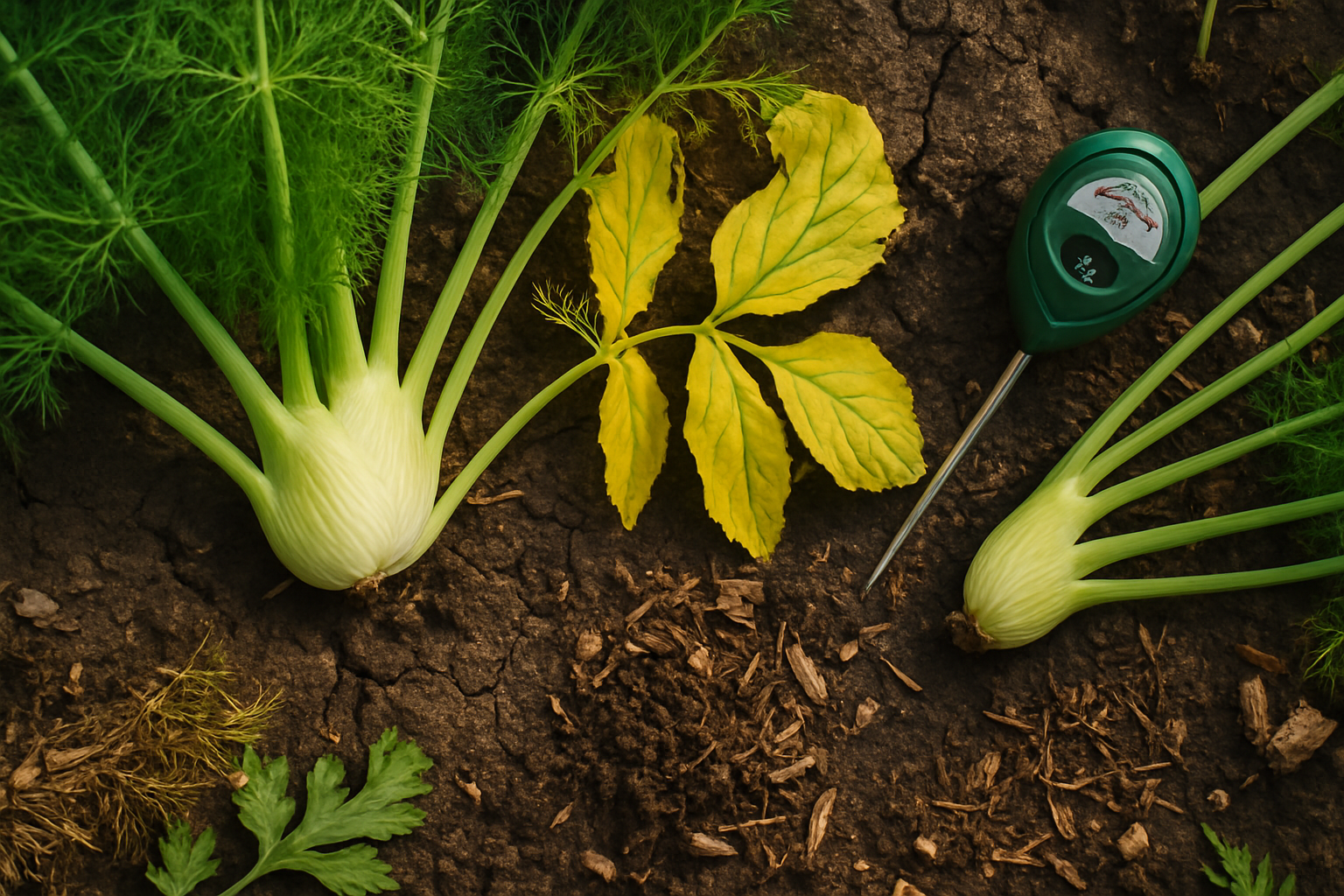 Common Causes of Yellowing Fennel Leaves