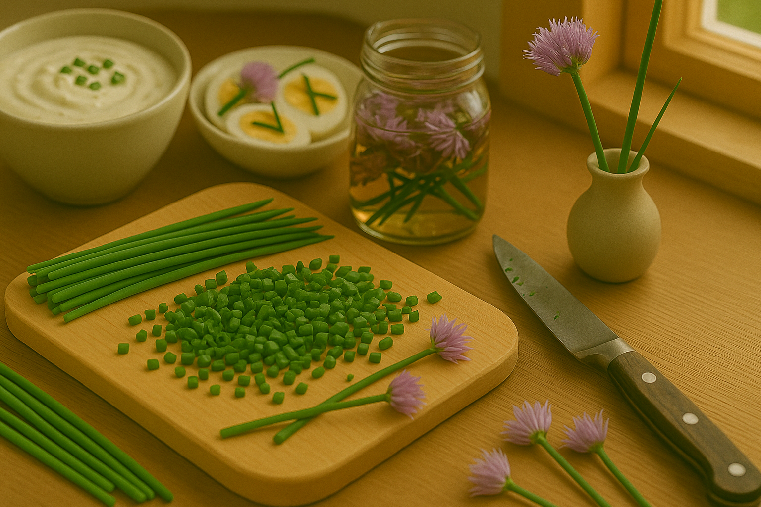 Creative Ways to Use Your Regrown Chives