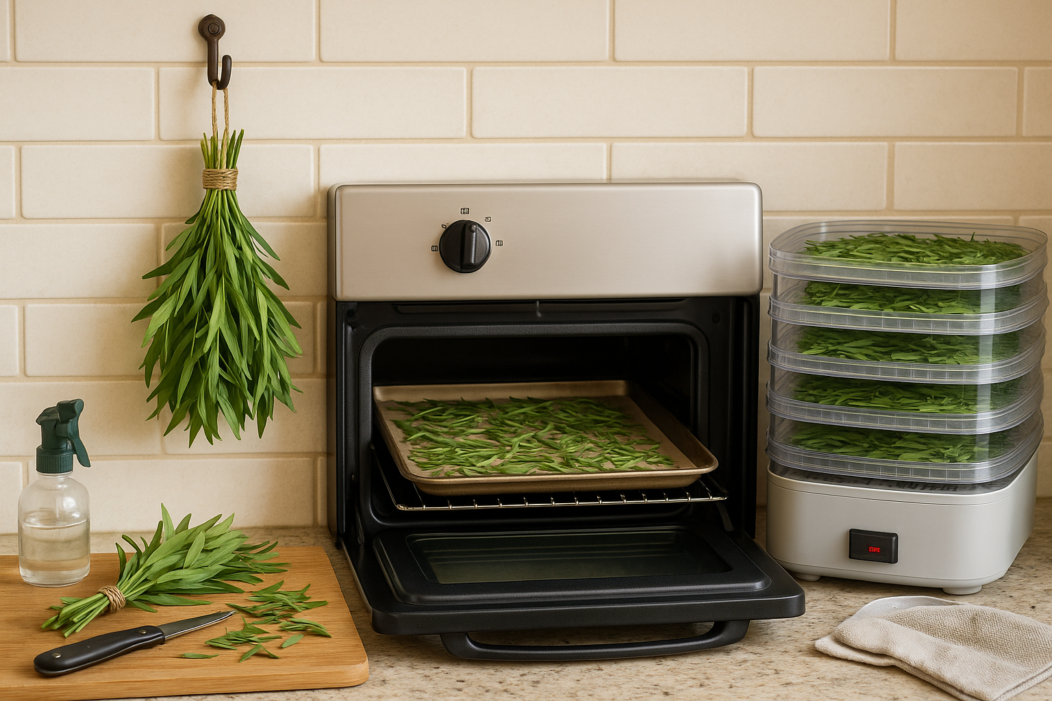Different Methods for Drying Tarragon