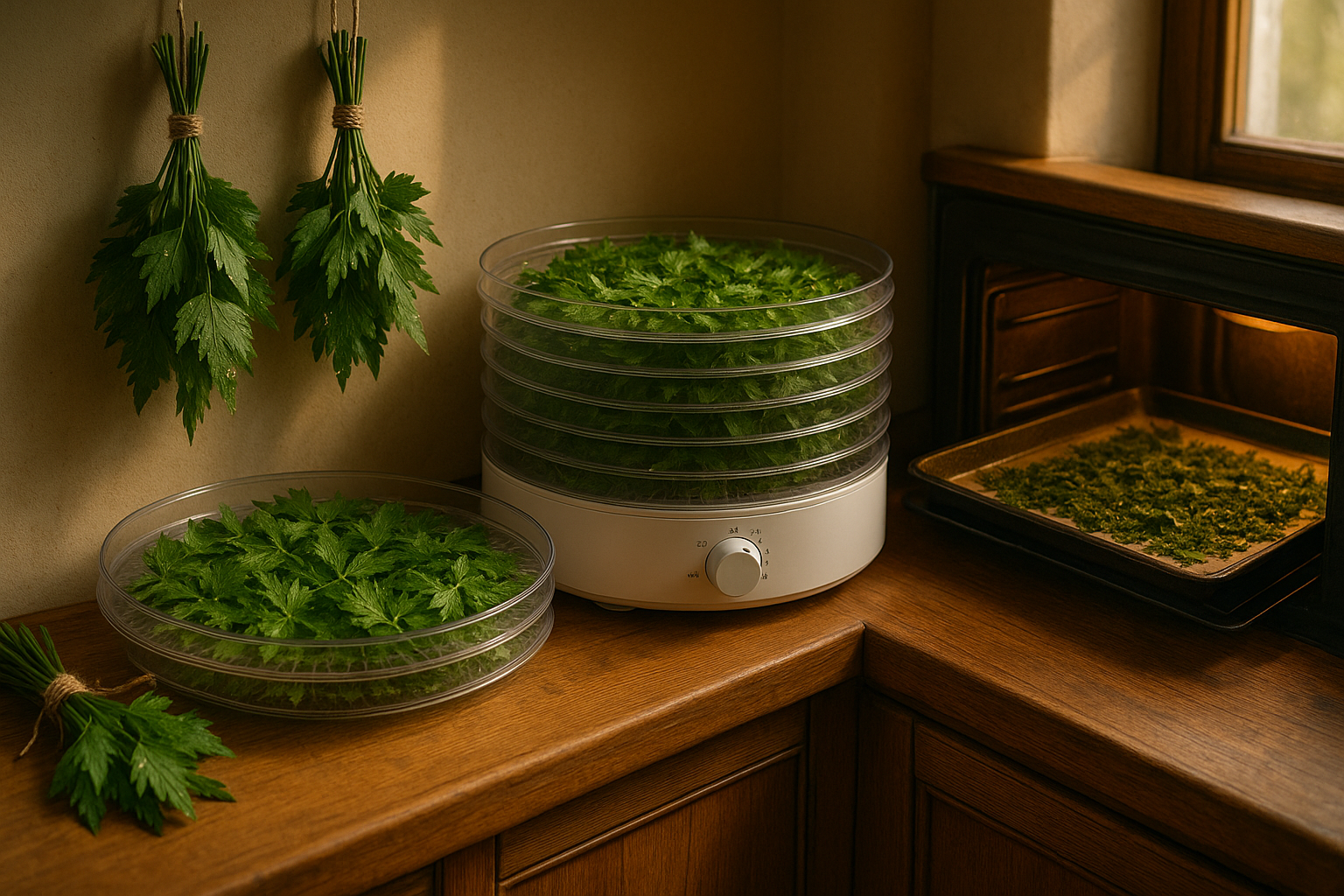 Drying Methods for Lovage