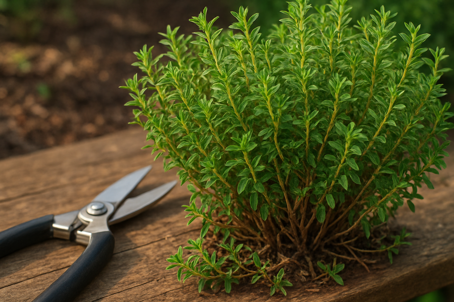 Early section after introduction under Why Pruning Thyme Is Essential for Healthy Bushy Growth