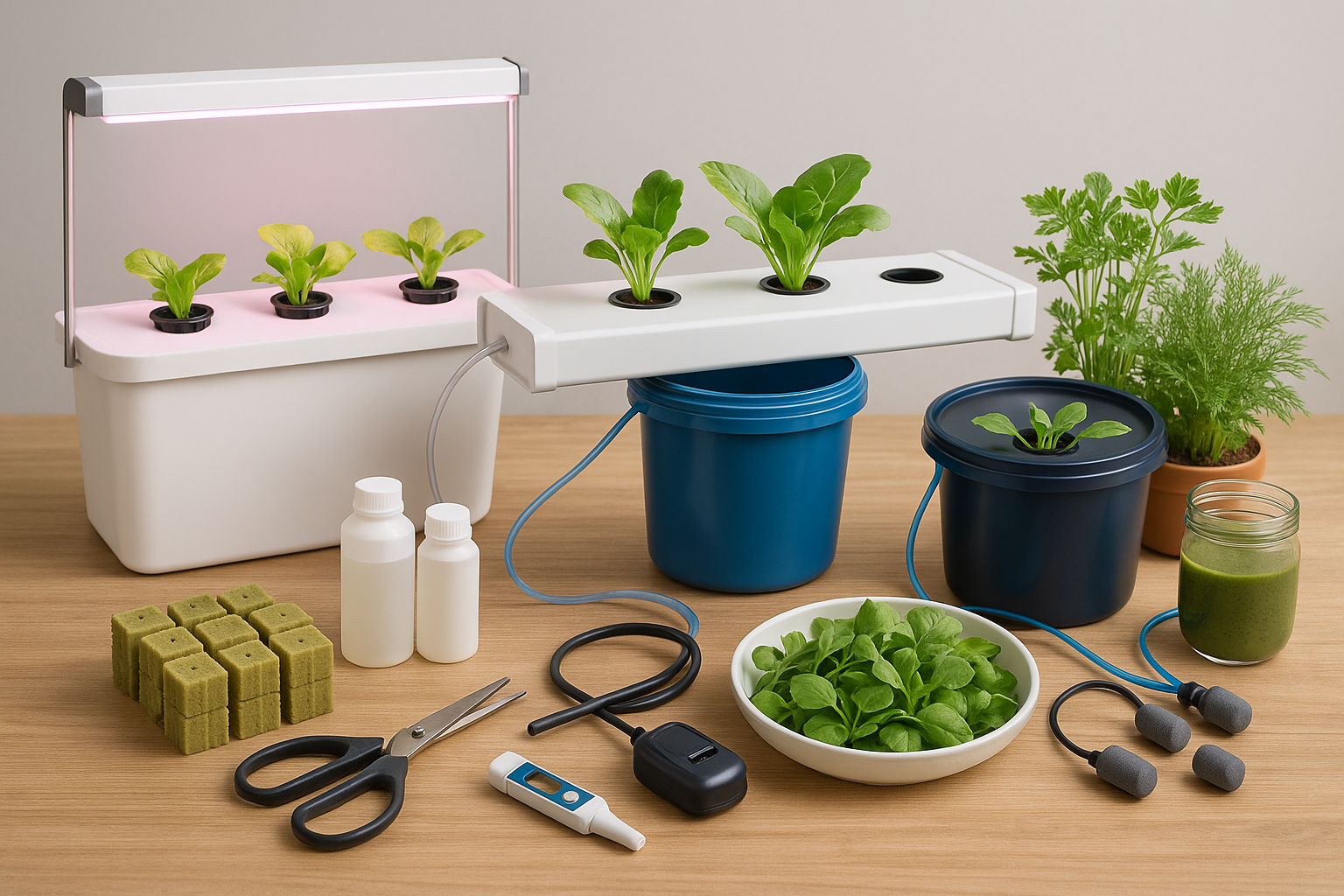 Essential Hydroponic Systems and Equipment