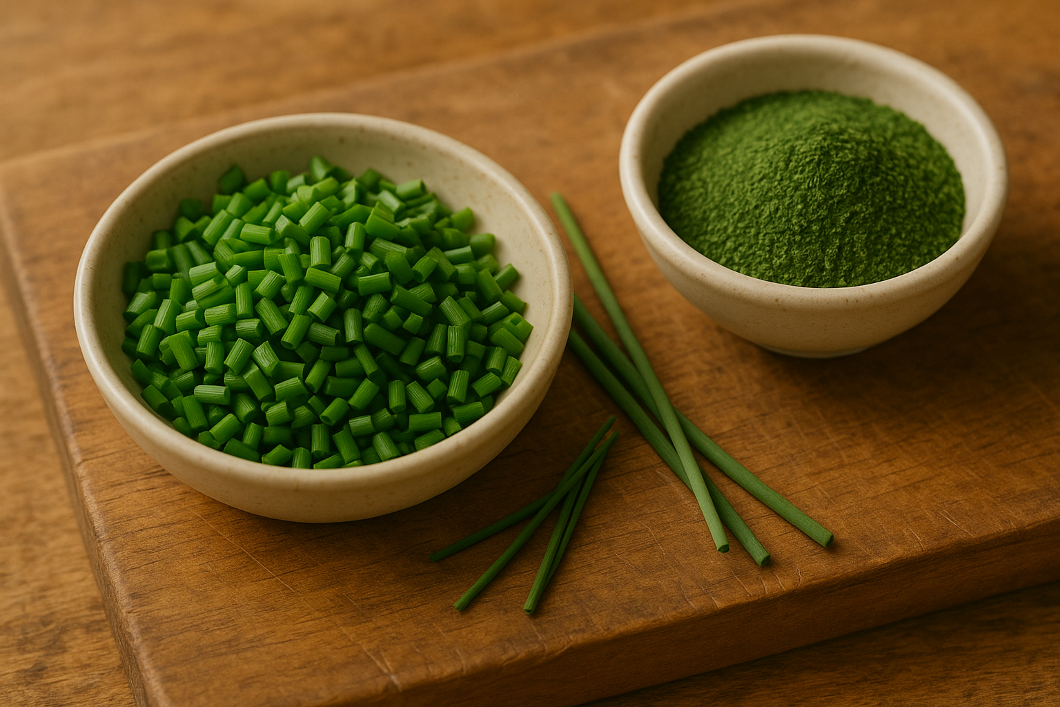 Fresh vs Dried Chives