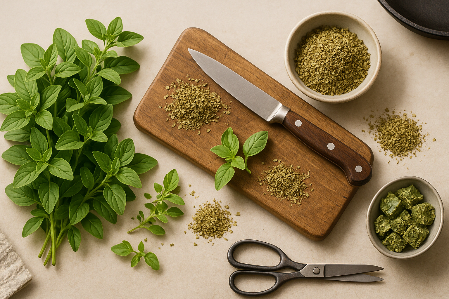 Fresh vs Dried Oregano