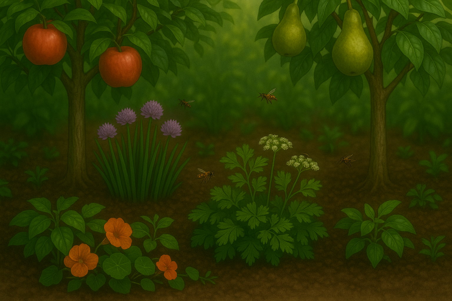 Fruit Trees and Other Surprising Parsley Partners