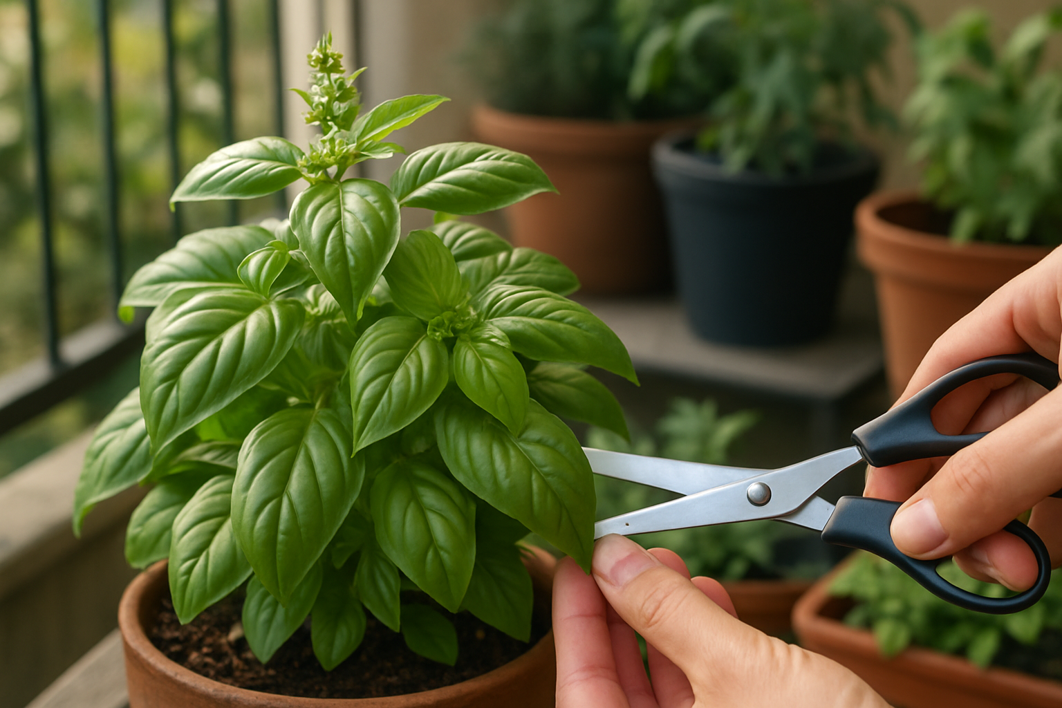 Harvesting Basil and Ongoing Tips