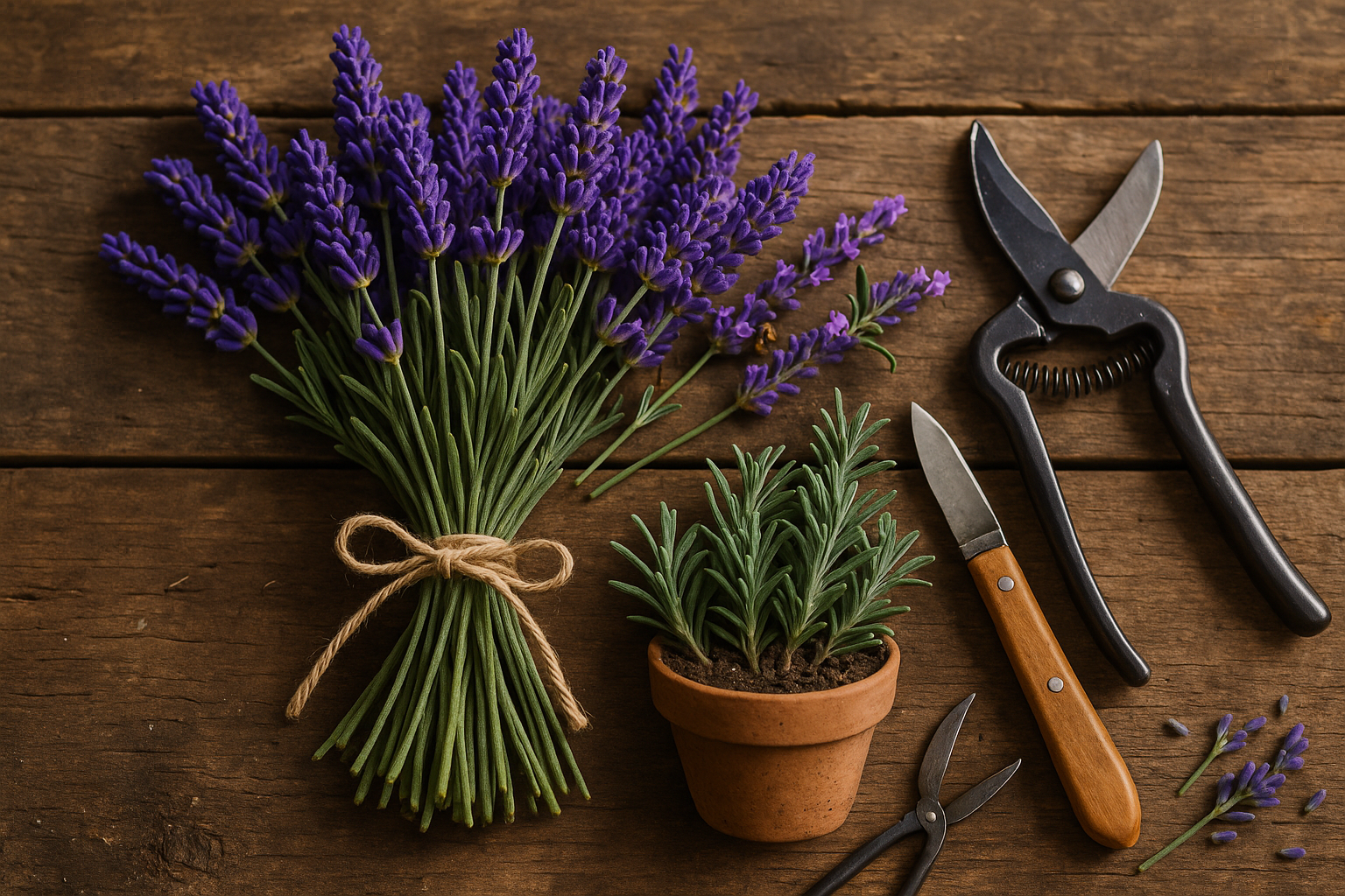 Harvesting Pruning Keeping Lavender Productive