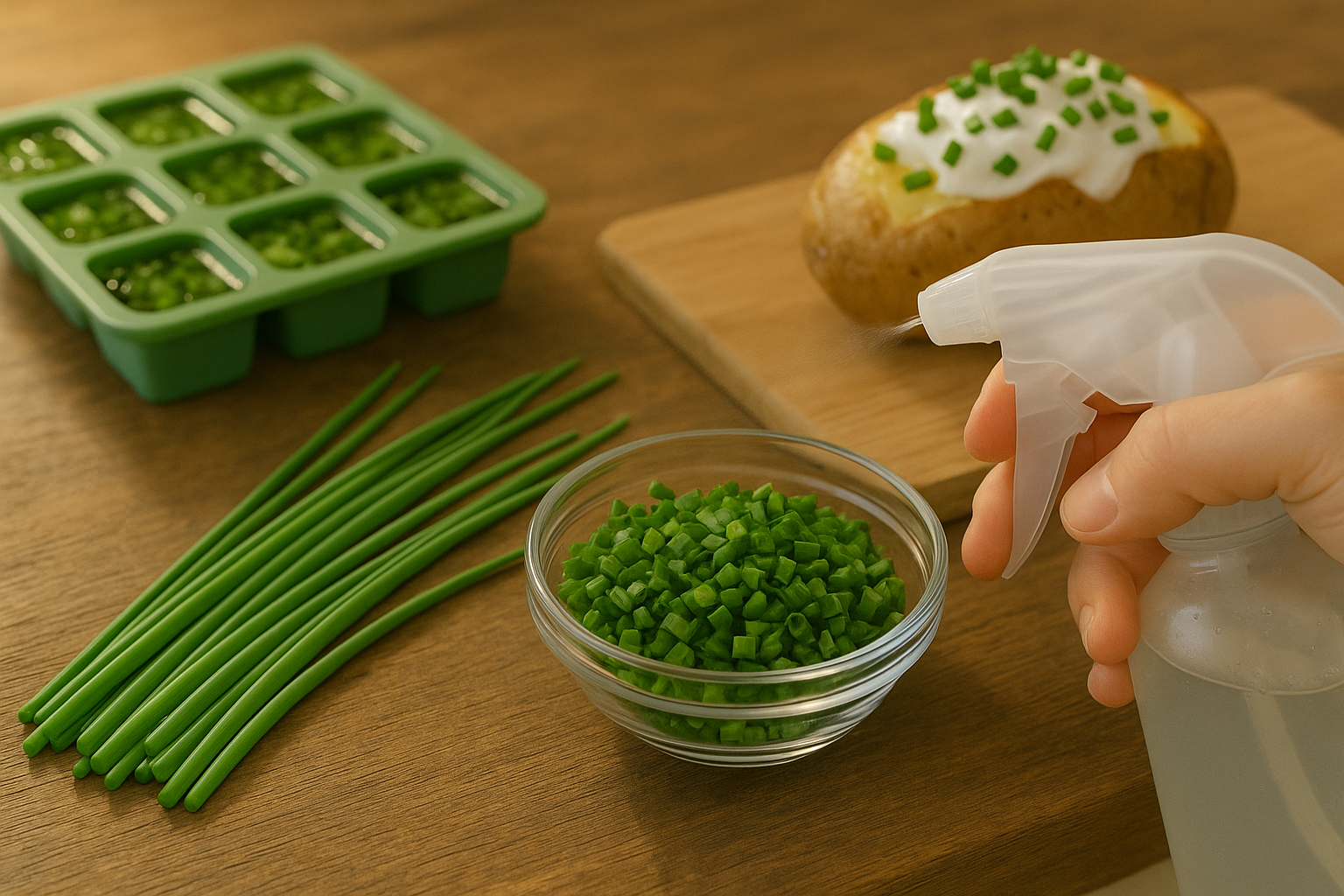 Harvesting Storing Using Chives