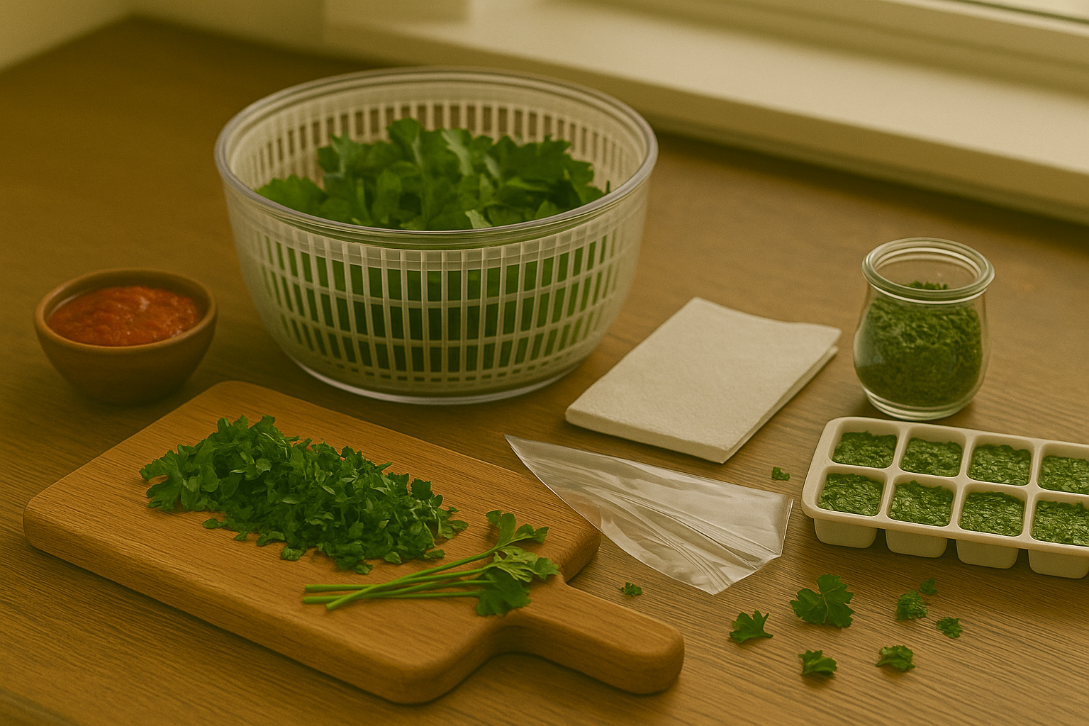 Harvesting Using and Storing Parsley