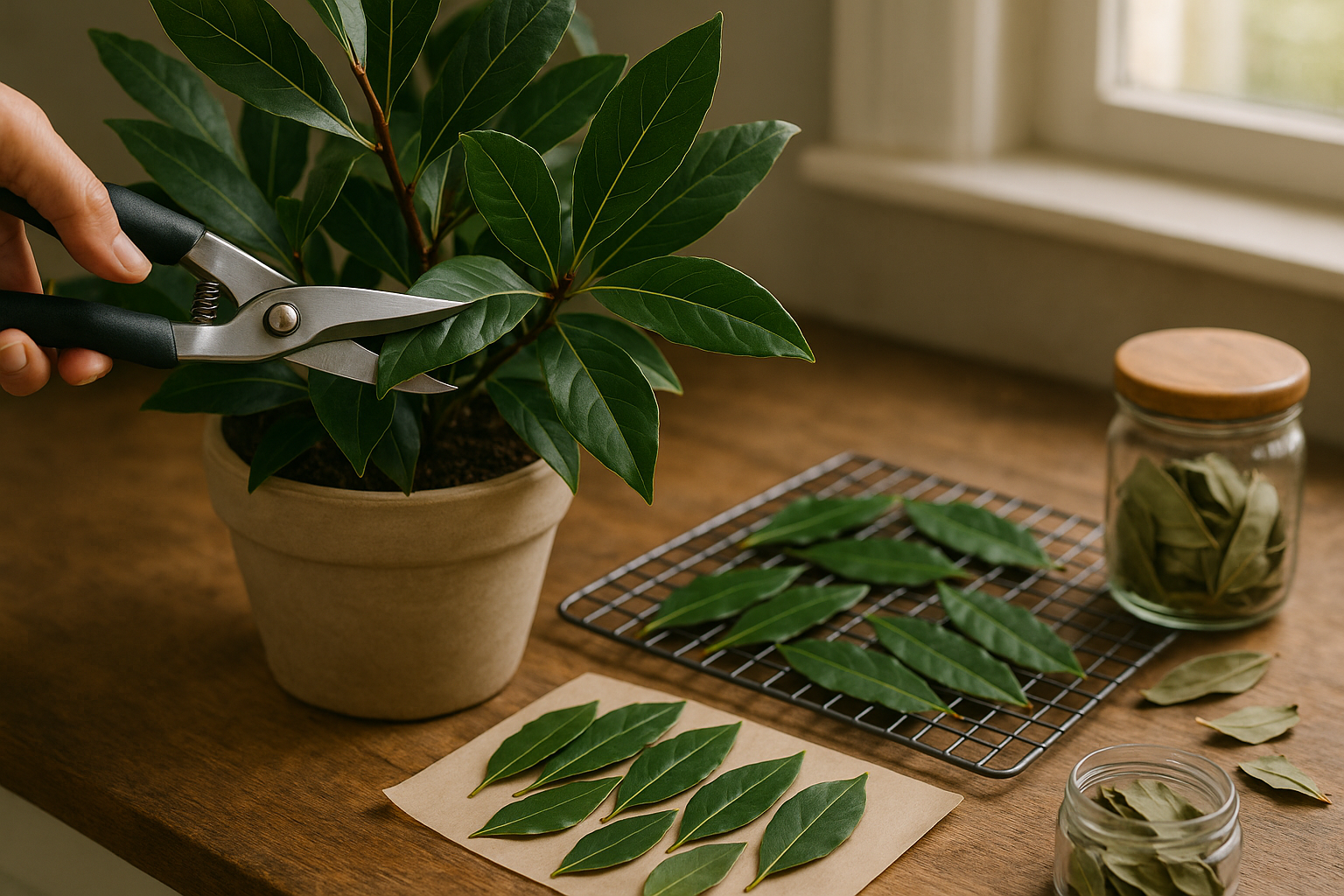Harvesting and Using Bay Leaves at Home