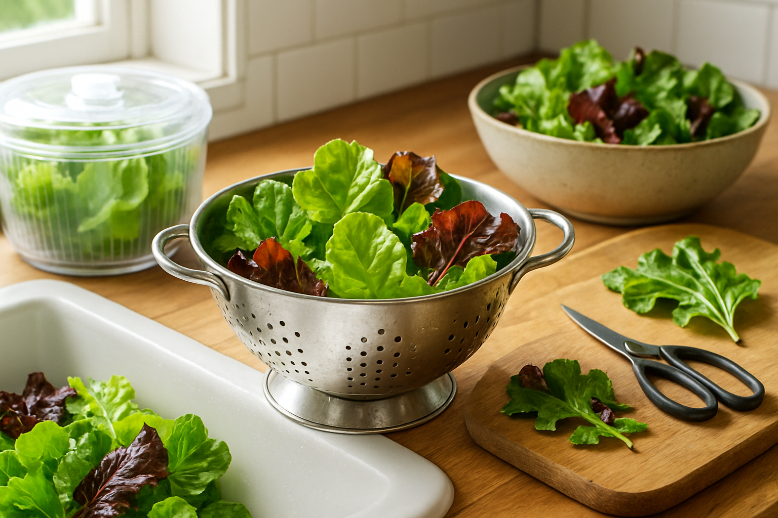 Harvesting and Using Heirloom Lettuce