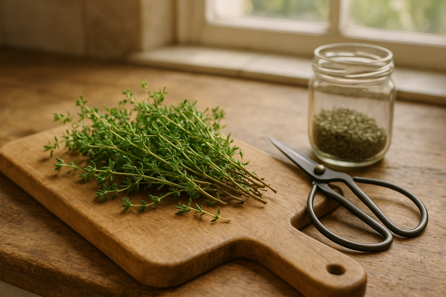 Harvesting and Using Homegrown Thyme