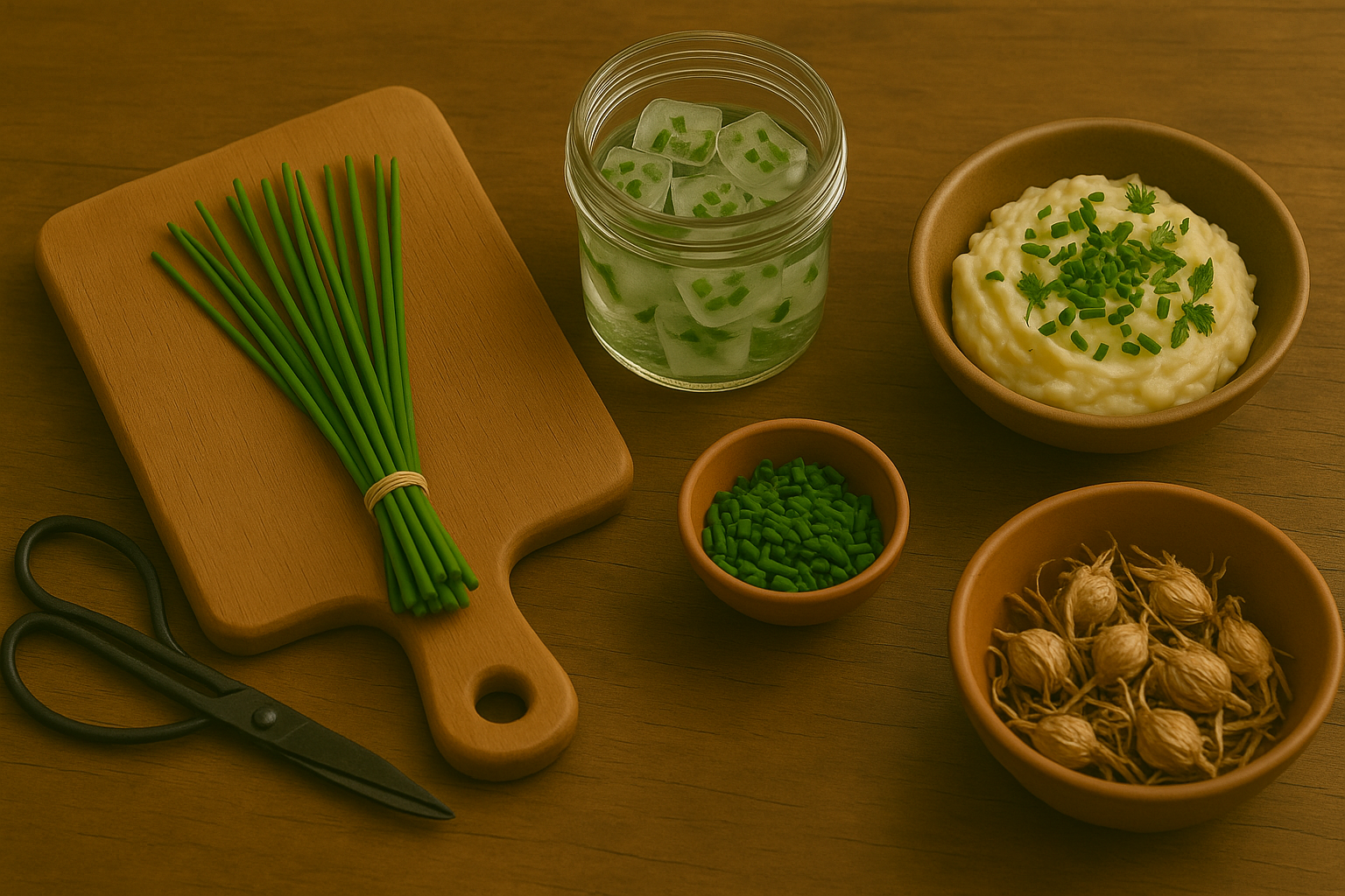 Harvesting and Using Winter Chives