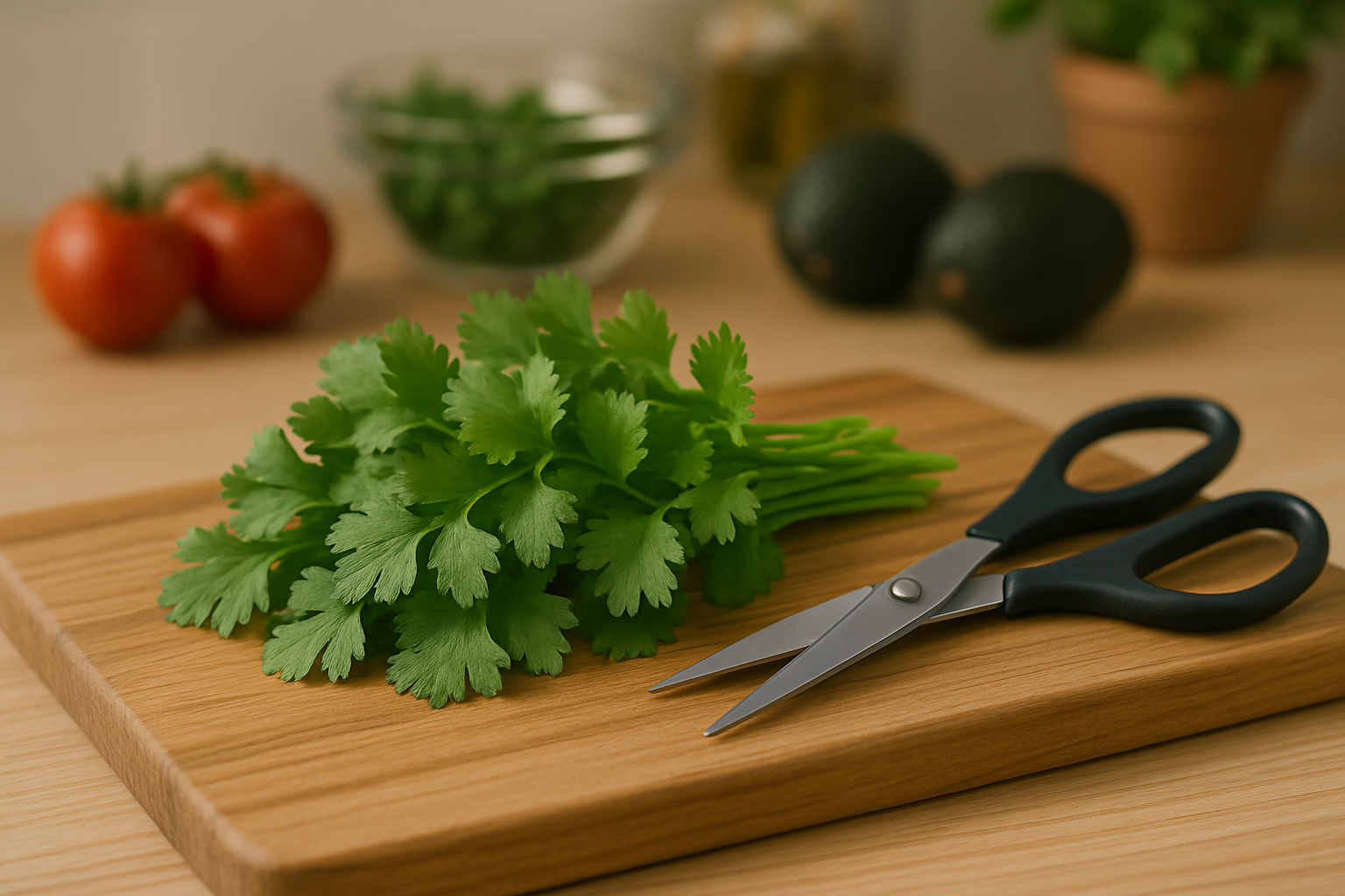 Harvesting and Using Your Hydroponic Cilantro