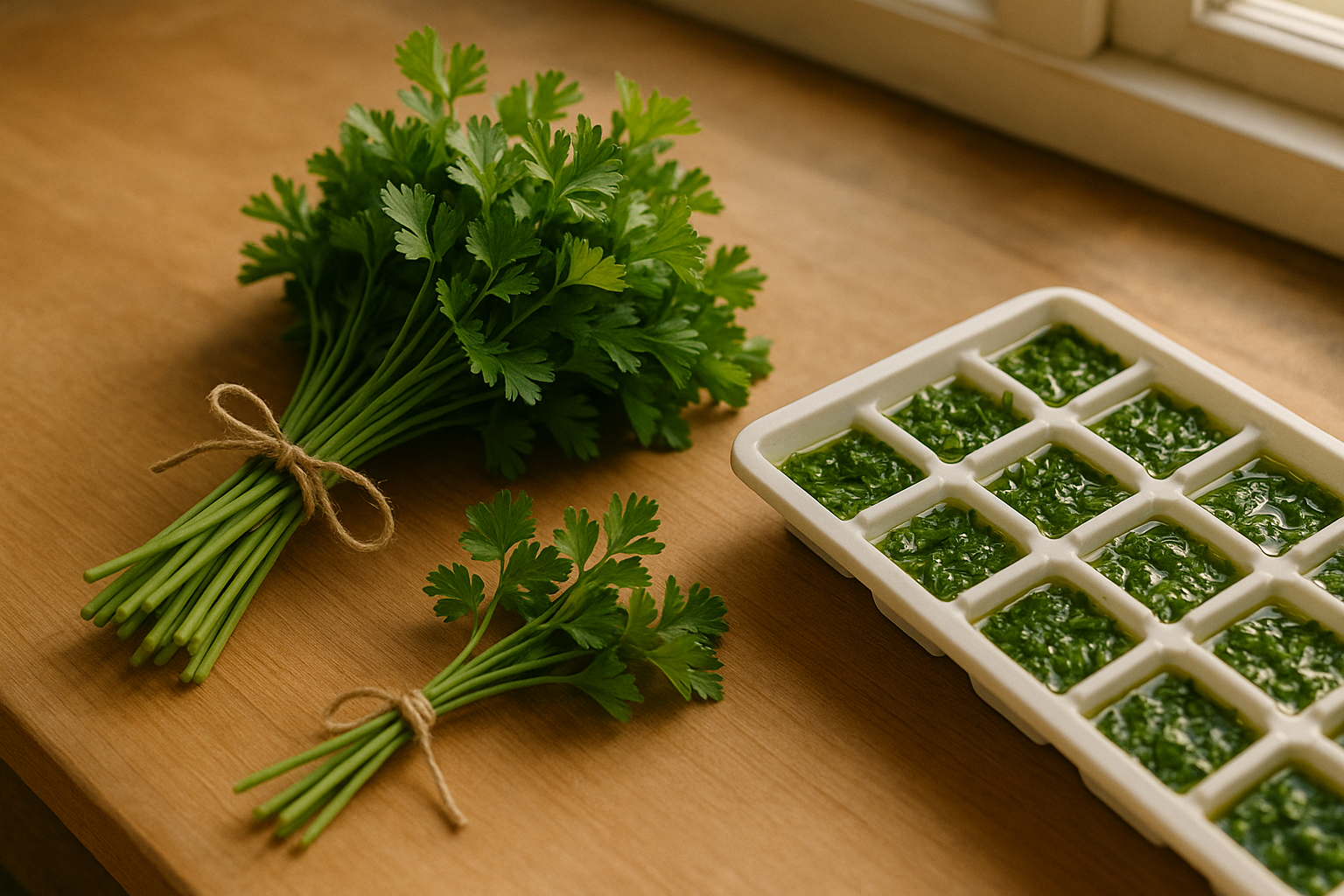 Harvesting and Using Your Parsley
