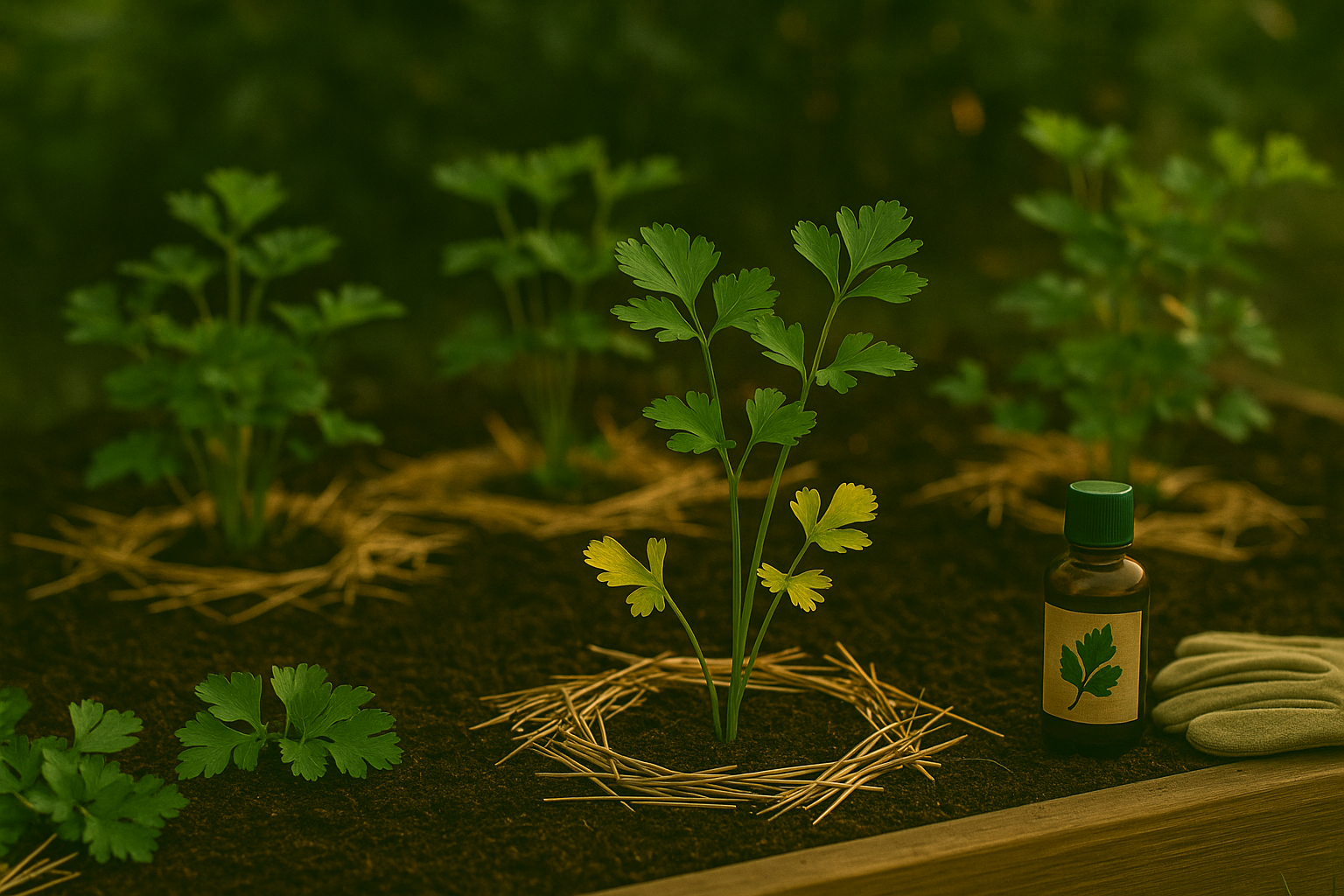 Heading Additional Tips for Lush Healthy Parsley