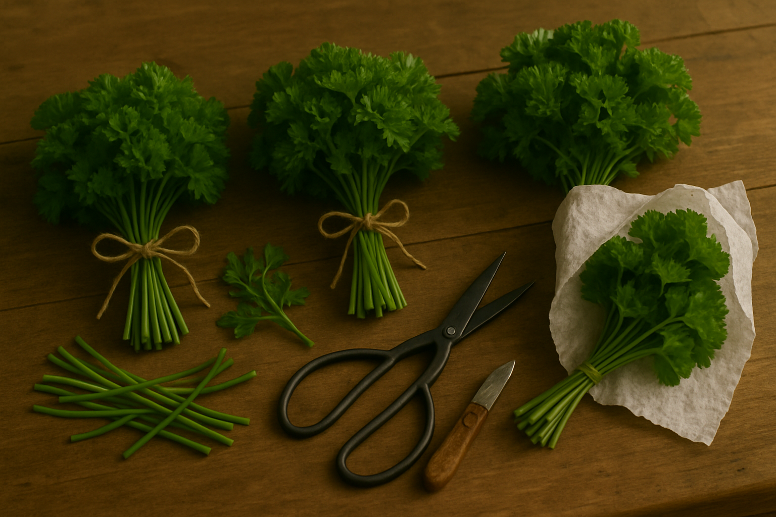 Heading Harvesting and Storing Parsley Properly
