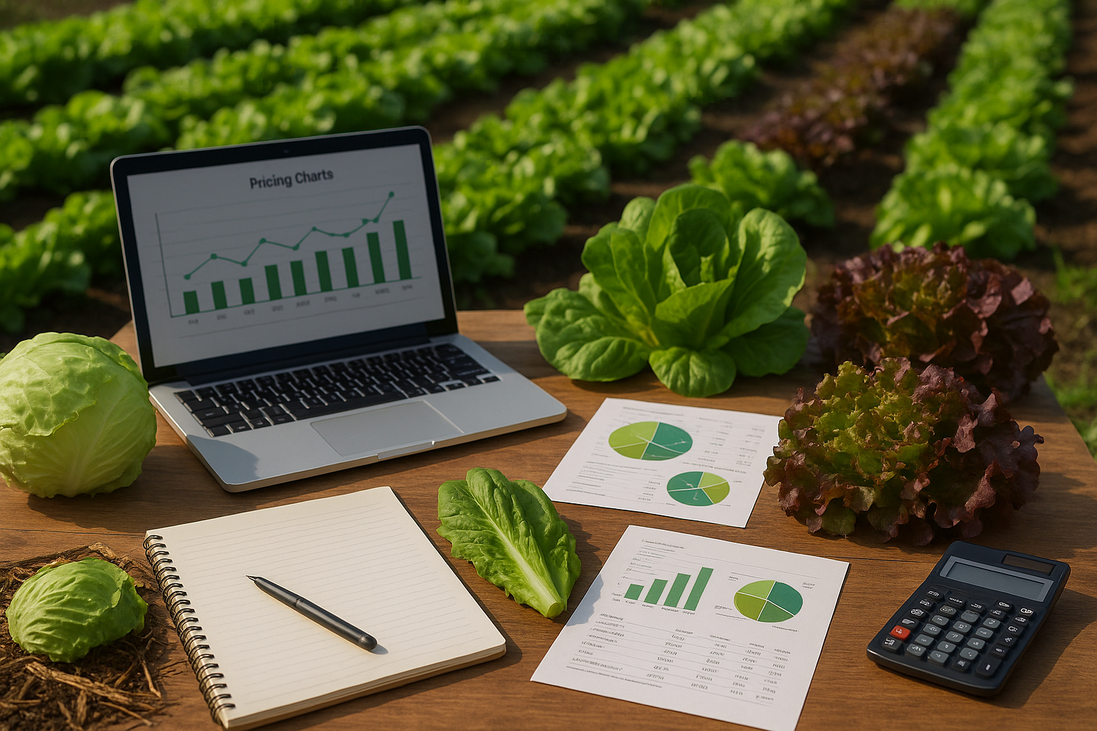 Heading How to Set an Effective Sale Price for Your Lettuce