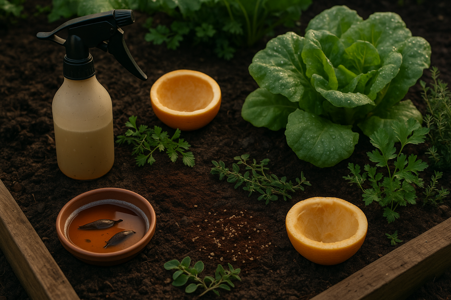 Heading Organic Slug Traps and Repellents