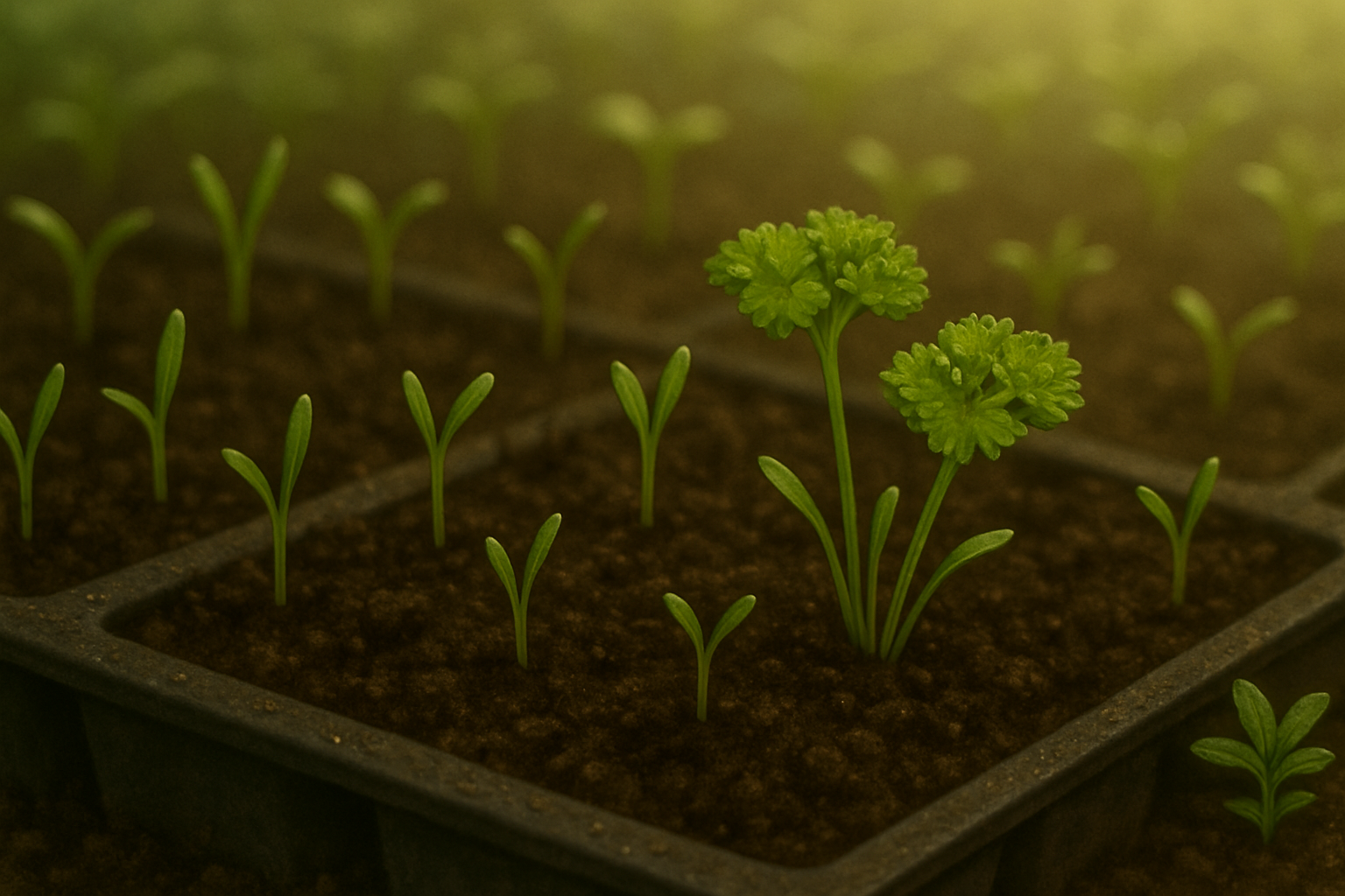Heading Parsley Growth Timeline