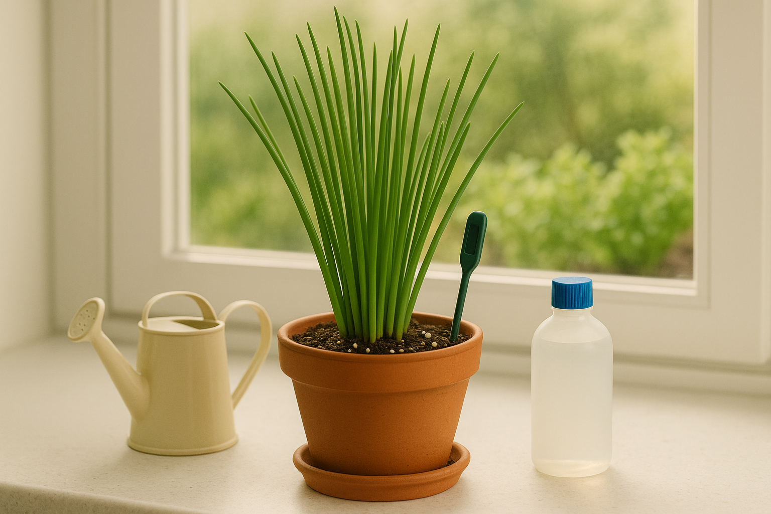Heading Special Considerations for Container-Grown Chives