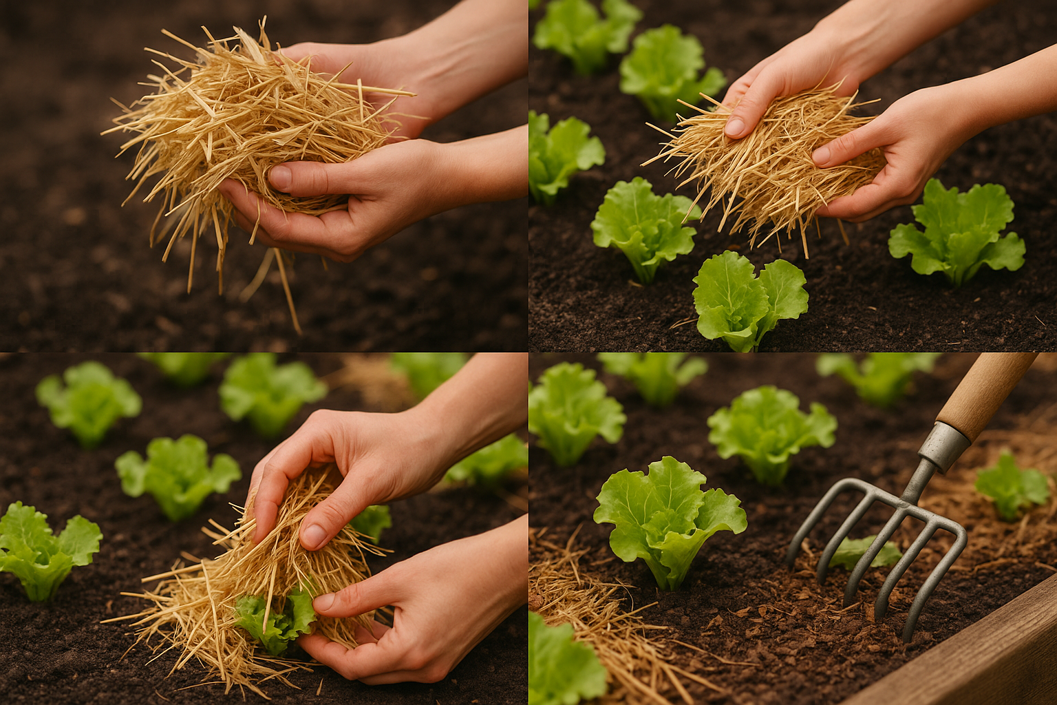 Heading Step-by-Step Guide to Mulching Lettuce Beds