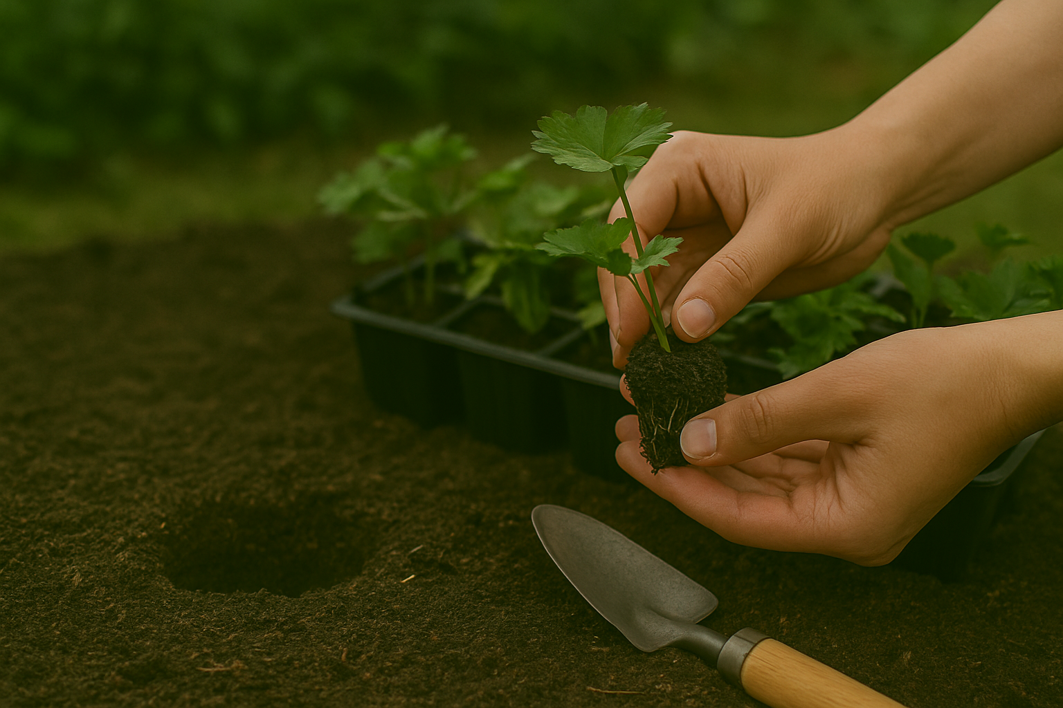 Heading Step-by-Step Guide to Transplanting Parsley Seedlings