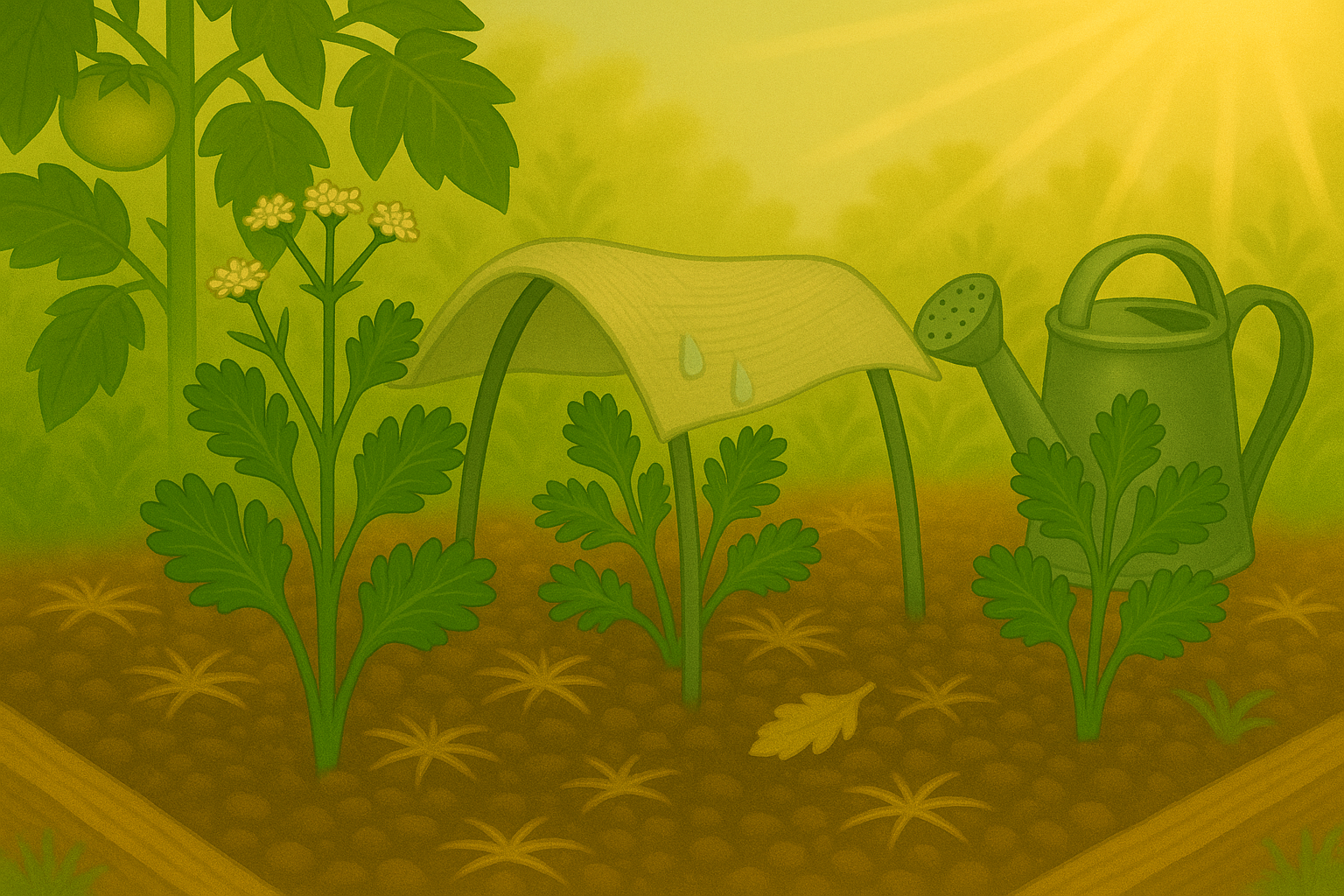 Heading Tips for Successfully Growing Cilantro in Summer