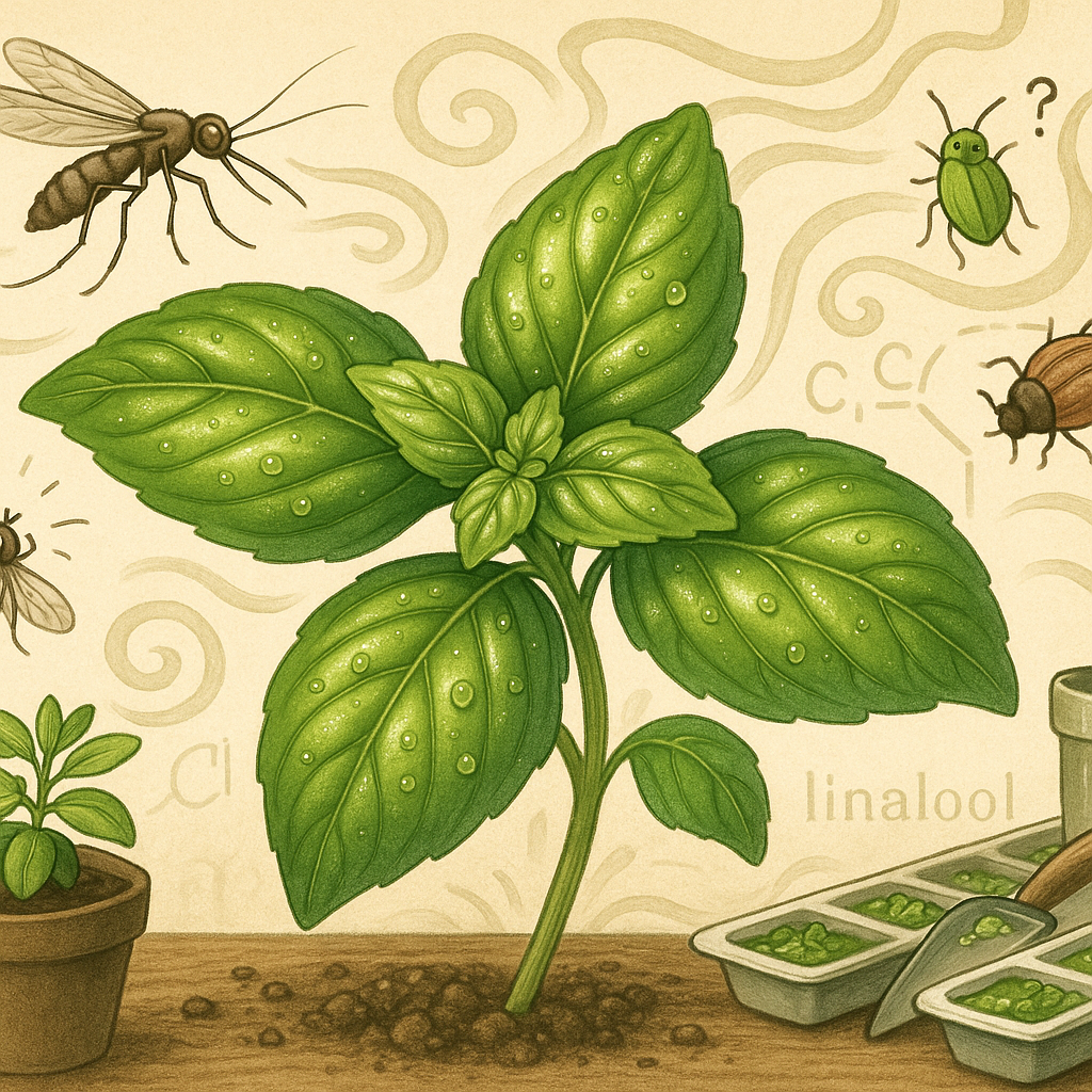 How Basil Repels Pests section