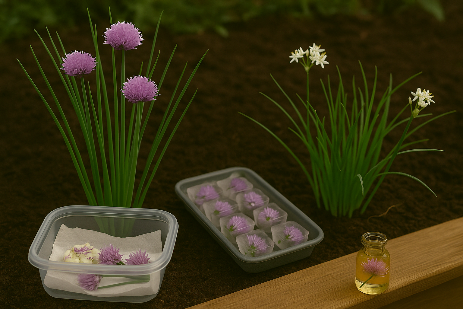 How Chives Grow