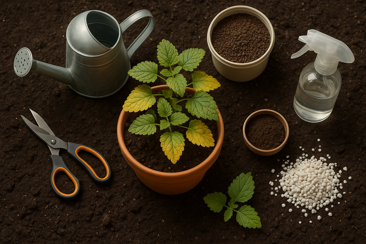 How To Fix Yellowing Lemon Balm