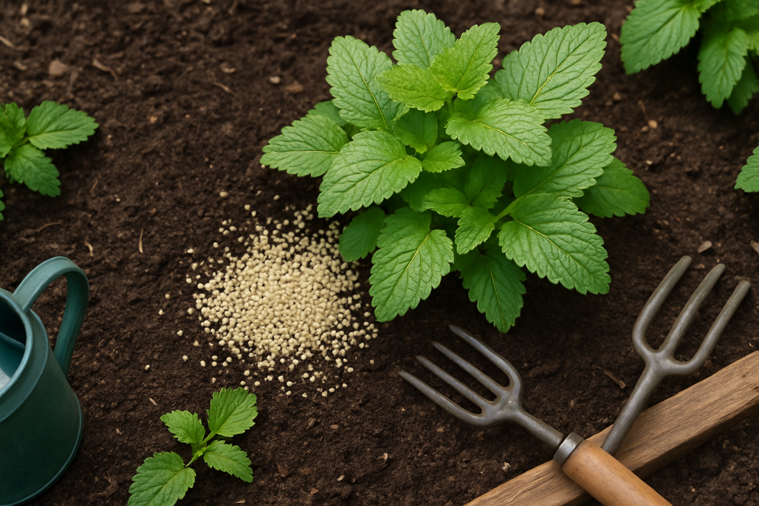 How to Apply Fertilizer to Lemon Balm