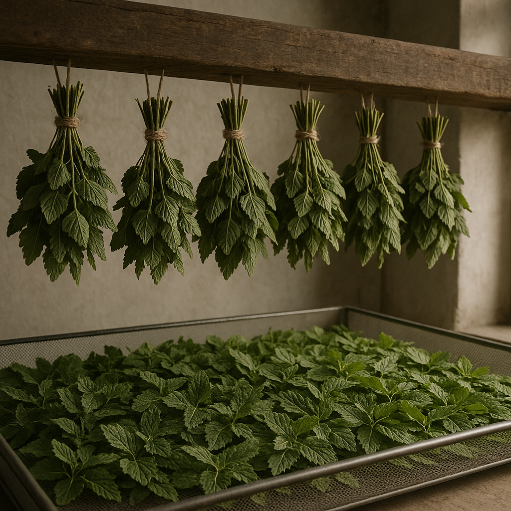 How to Dry Lemon Balm Leaves