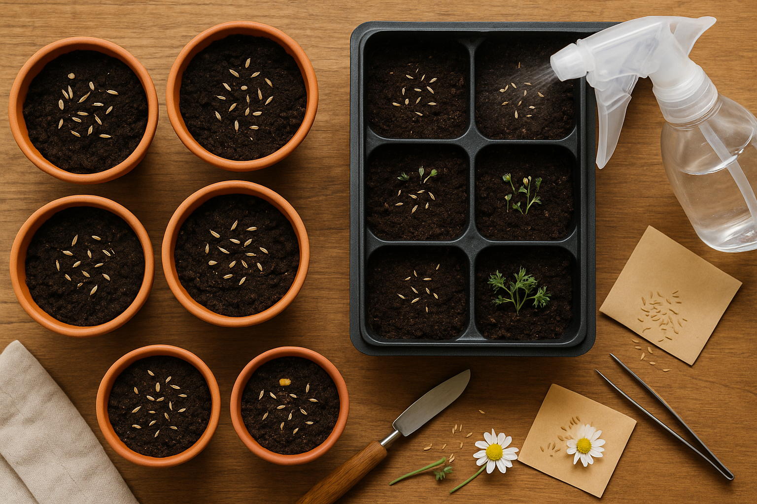 How to Grow Chamomile from Harvested Seeds