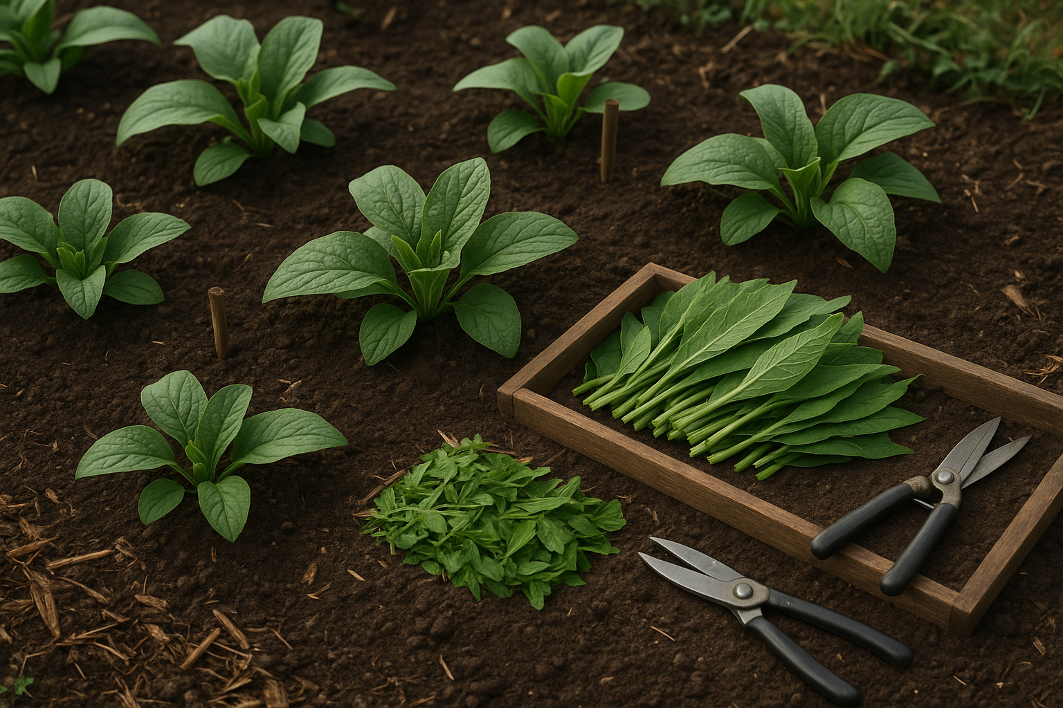 How to Grow and Harvest Comfrey for Mulch