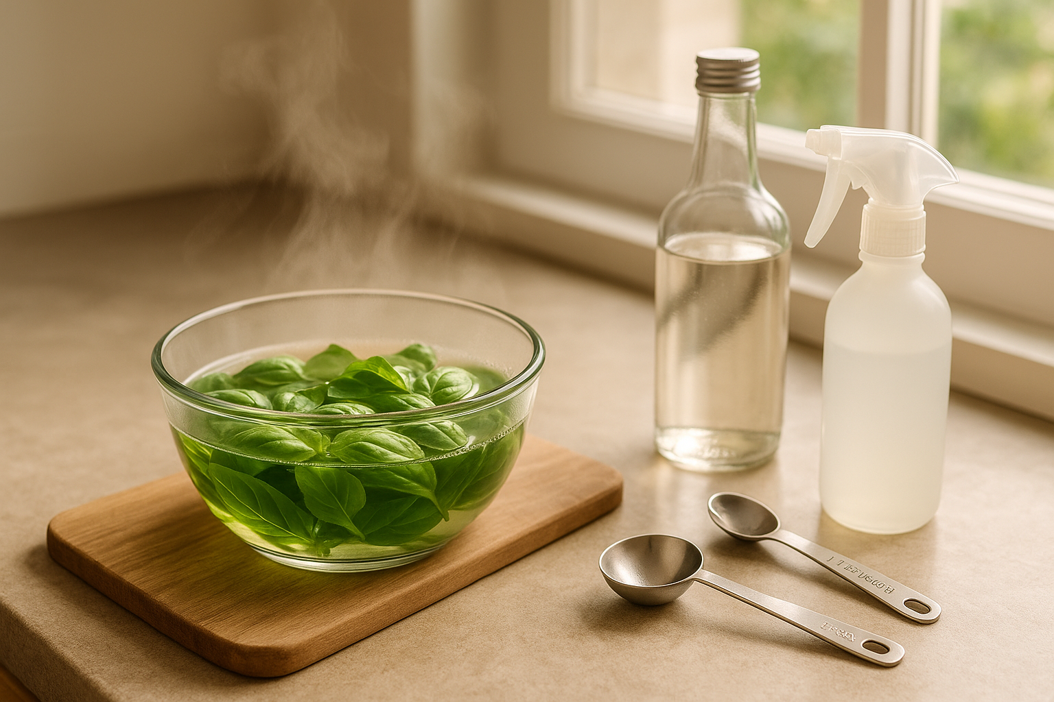 How to Make Basil-Based Natural Repellent Sprays section