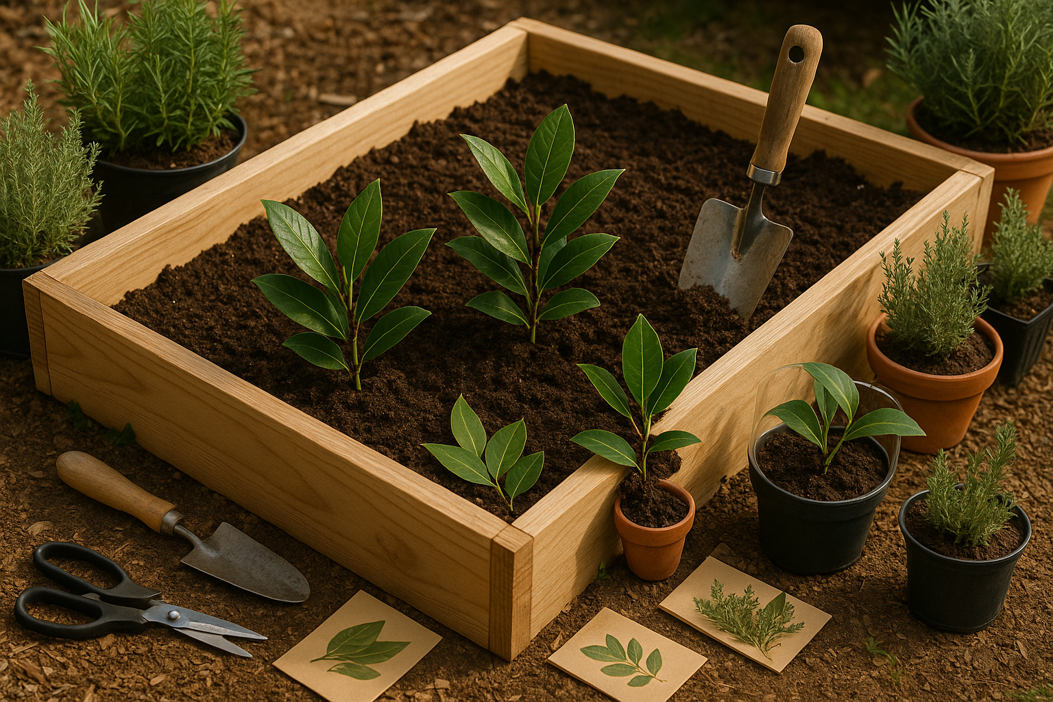 How to Plant Bay Laurel in Raised Beds