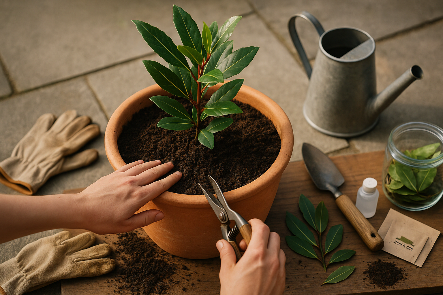 How to Plant Bay Leaf Pot or Ground