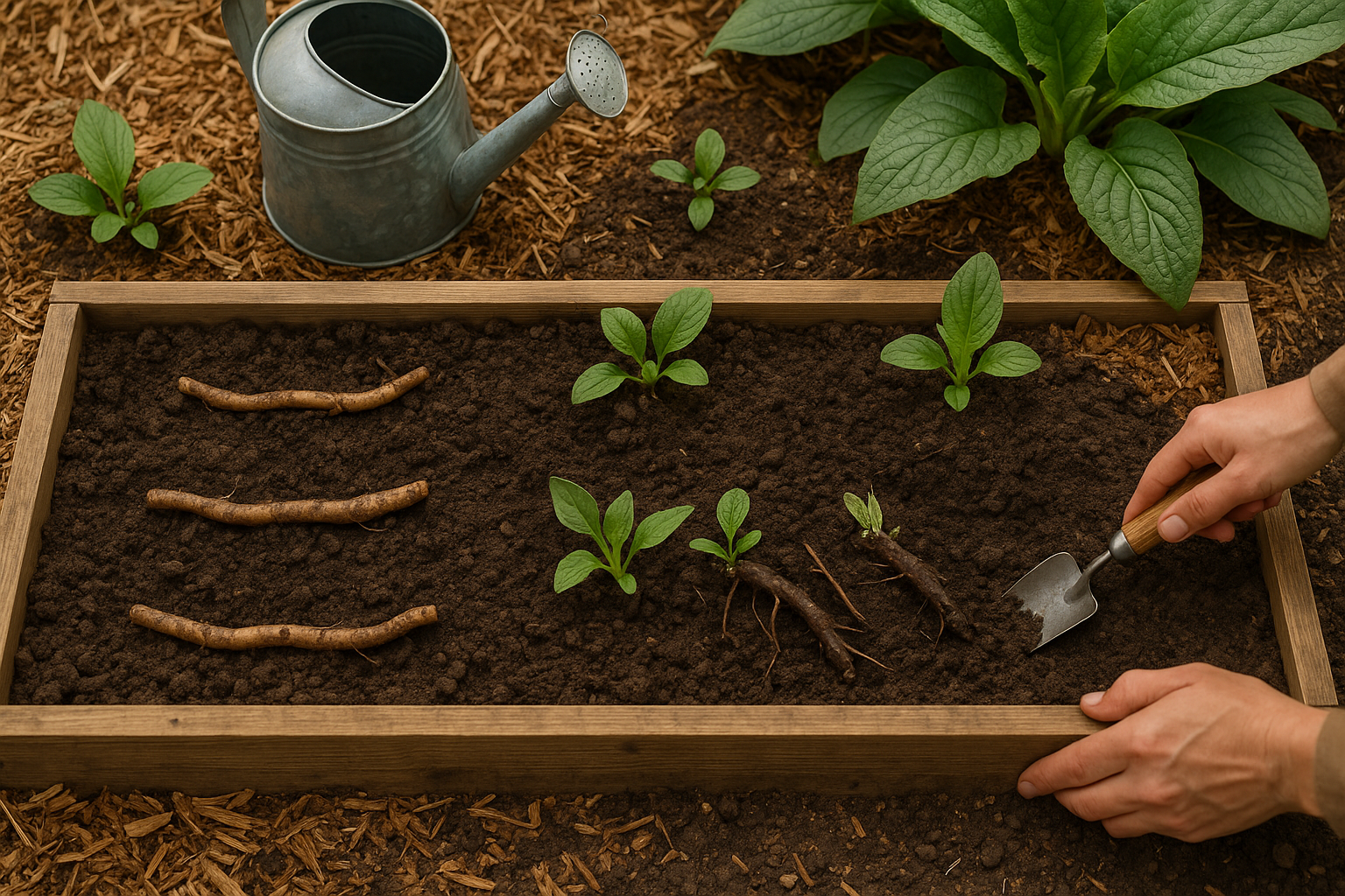 How to Plant Comfrey in Raised Beds or Pots