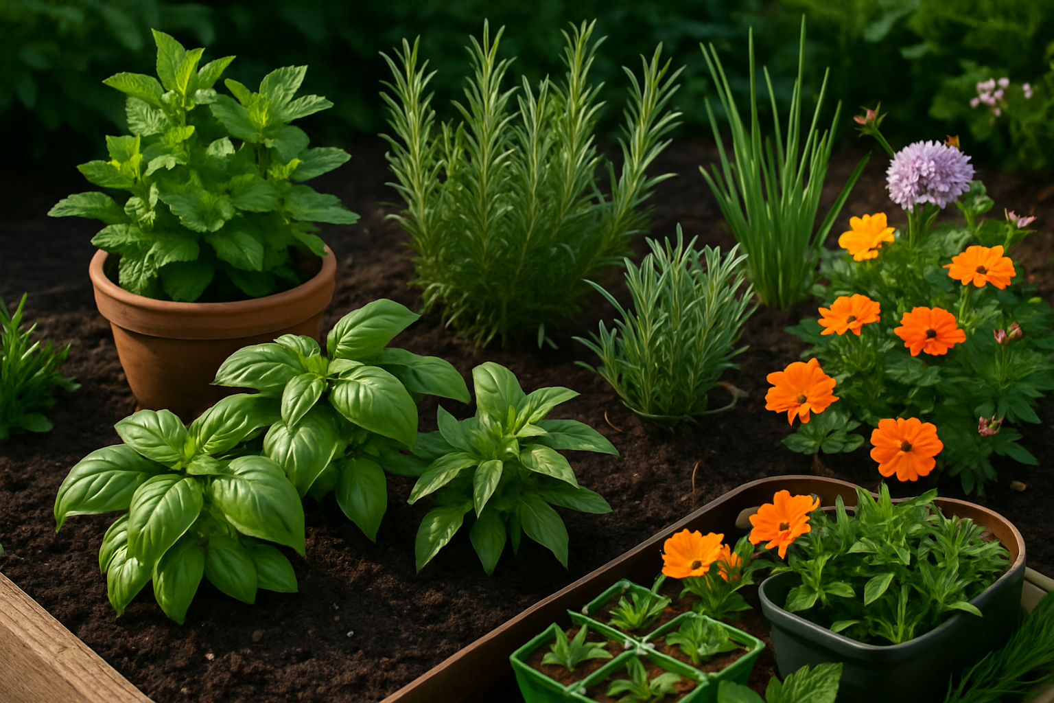 Integrating Basil with Other Companion Plants section
