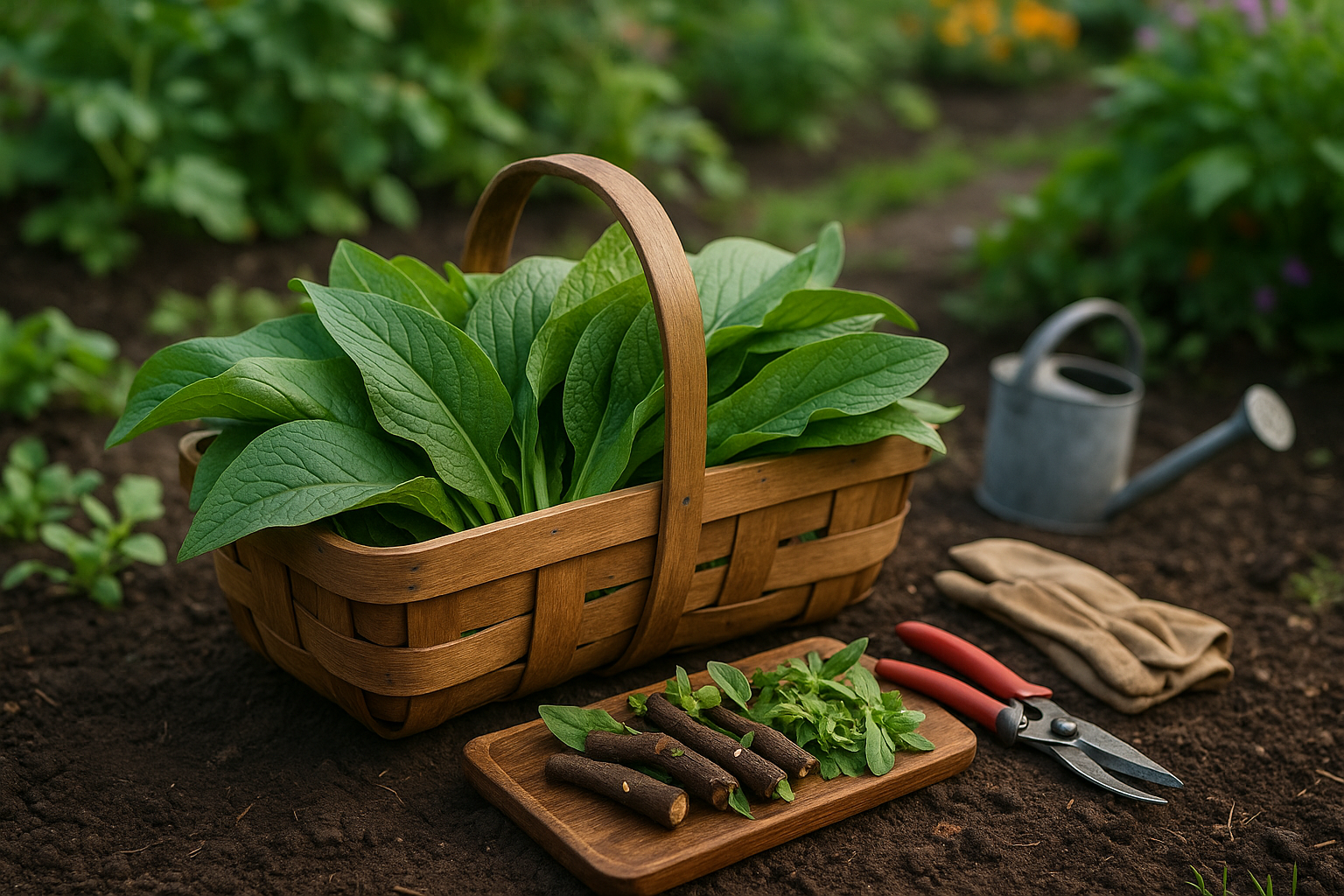Introduction to Comfrey as Mulch and Green Manure