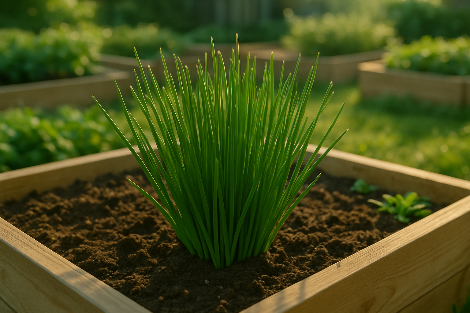 Introduction to Growing Chives in Raised Beds